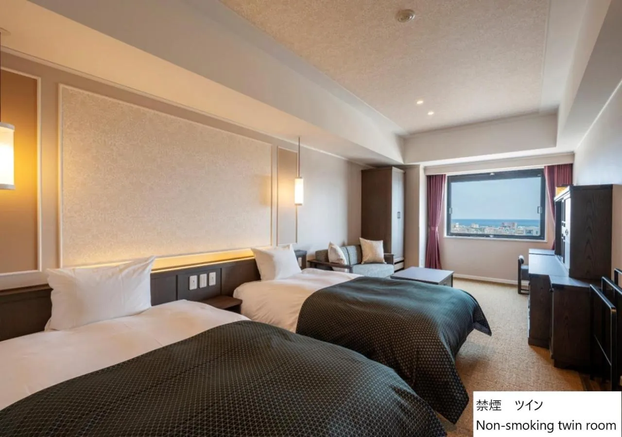 Bed in La Vista Hakodate Bay Annex