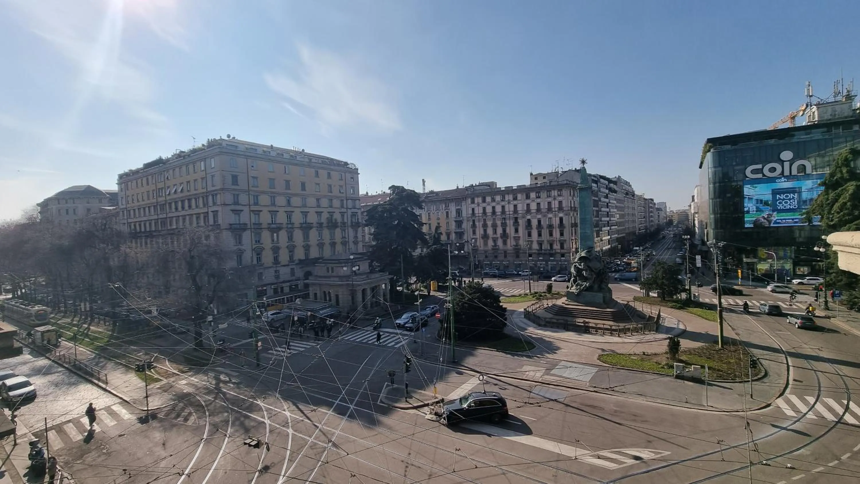 Bird's eye view in Casa Storica Piazza 5 Giornate