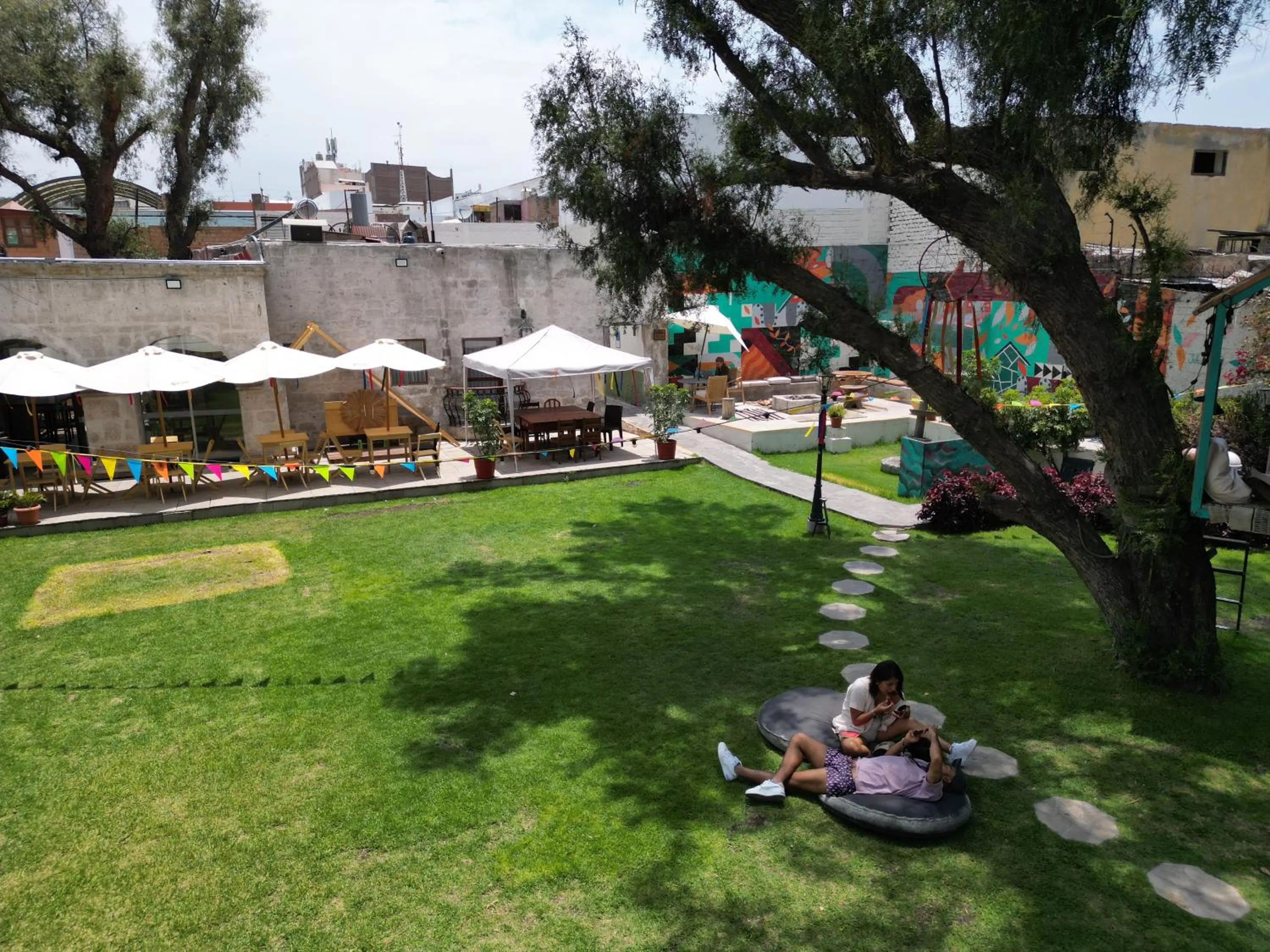 Garden in qema Arequipa