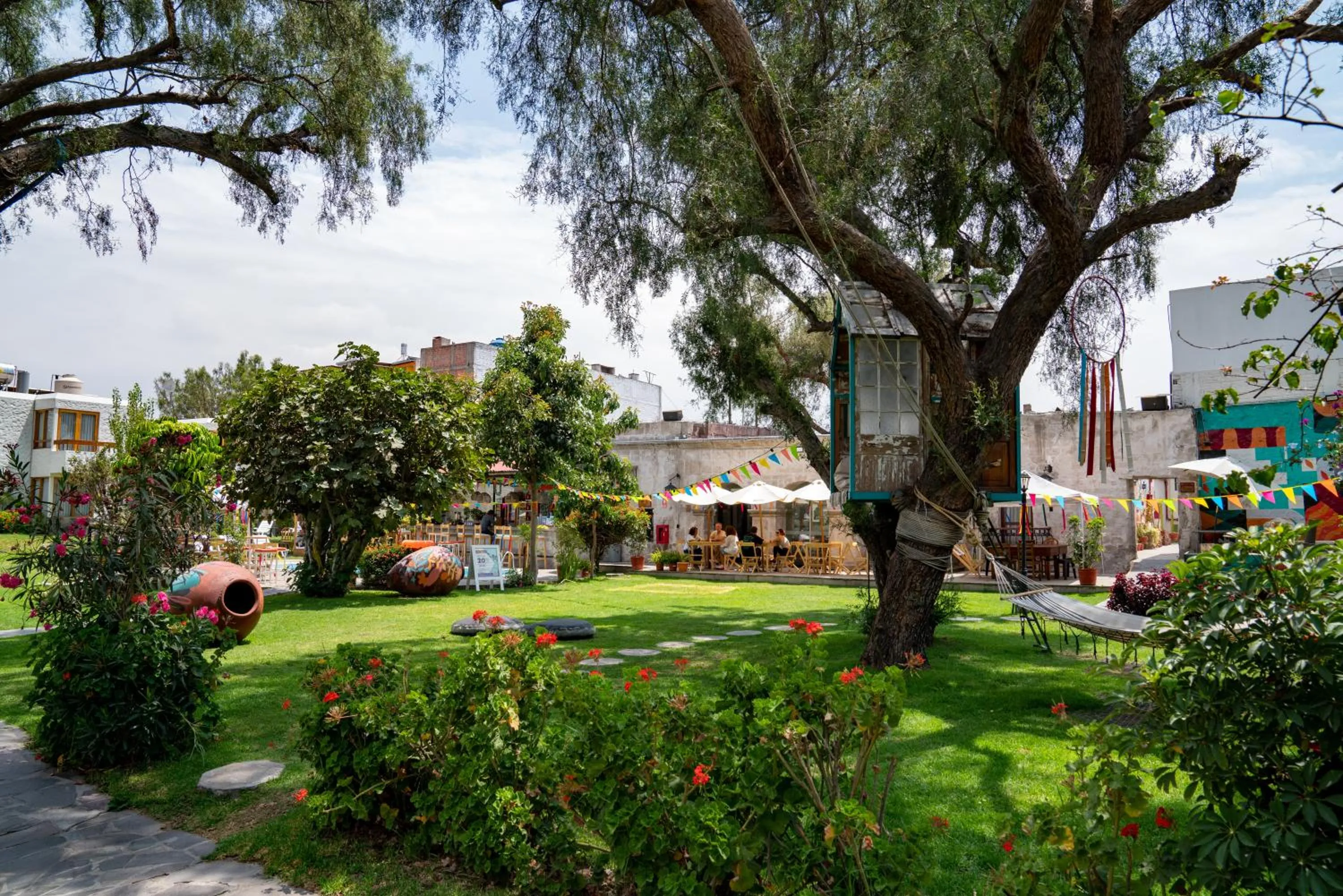 Garden in qema Arequipa