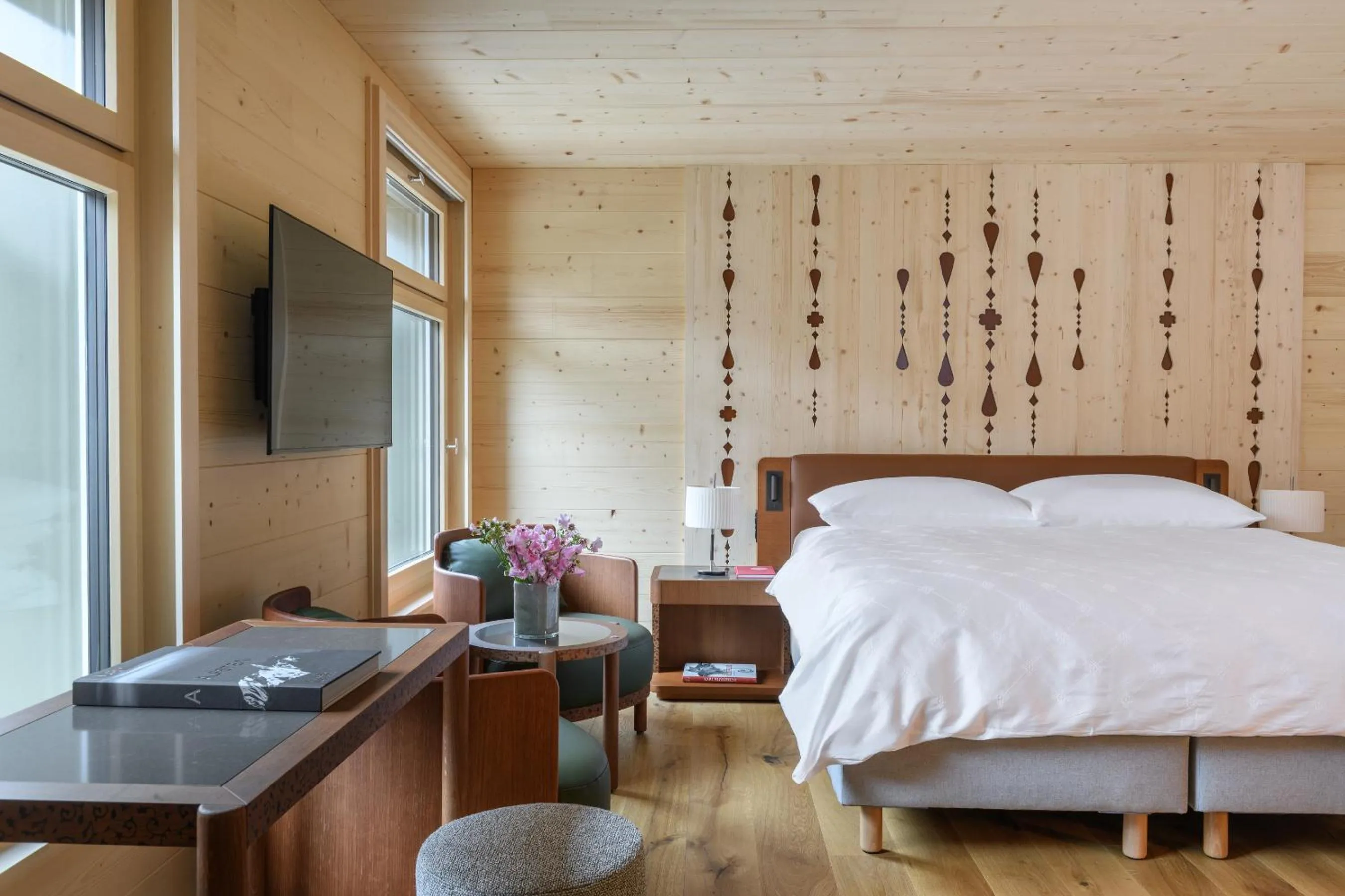 Bedroom, Bed in Appenzeller Huus Löwen