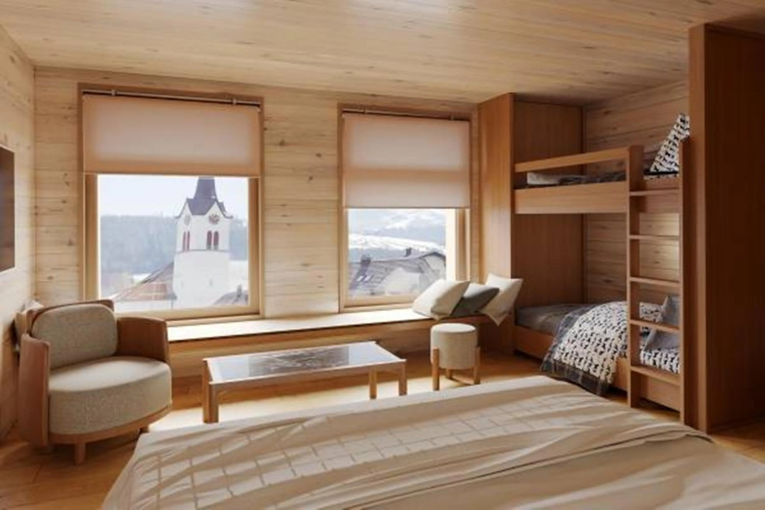 Bed in Appenzeller Huus Löwen