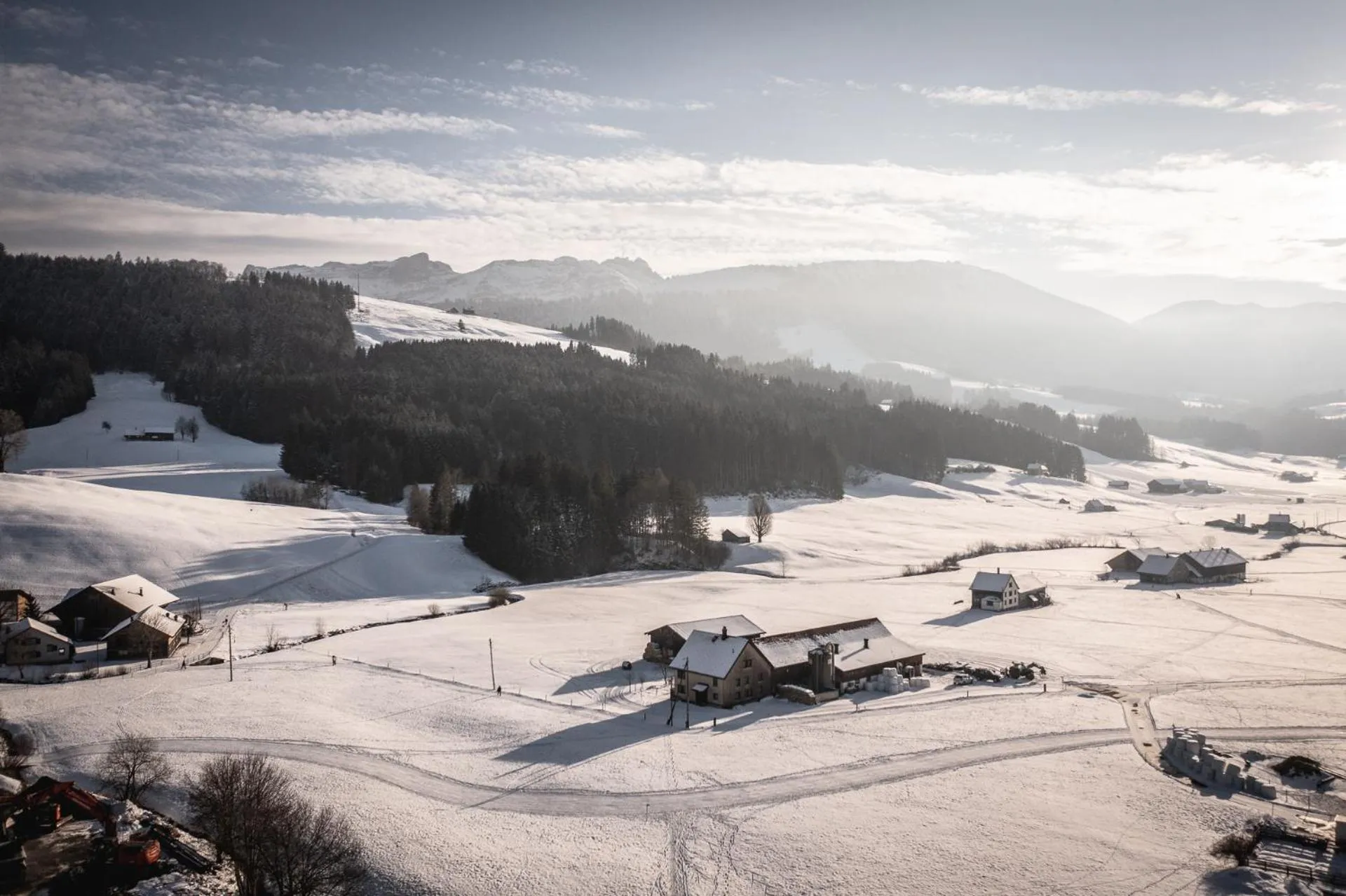 Natural landscape in Appenzeller Huus Löwen