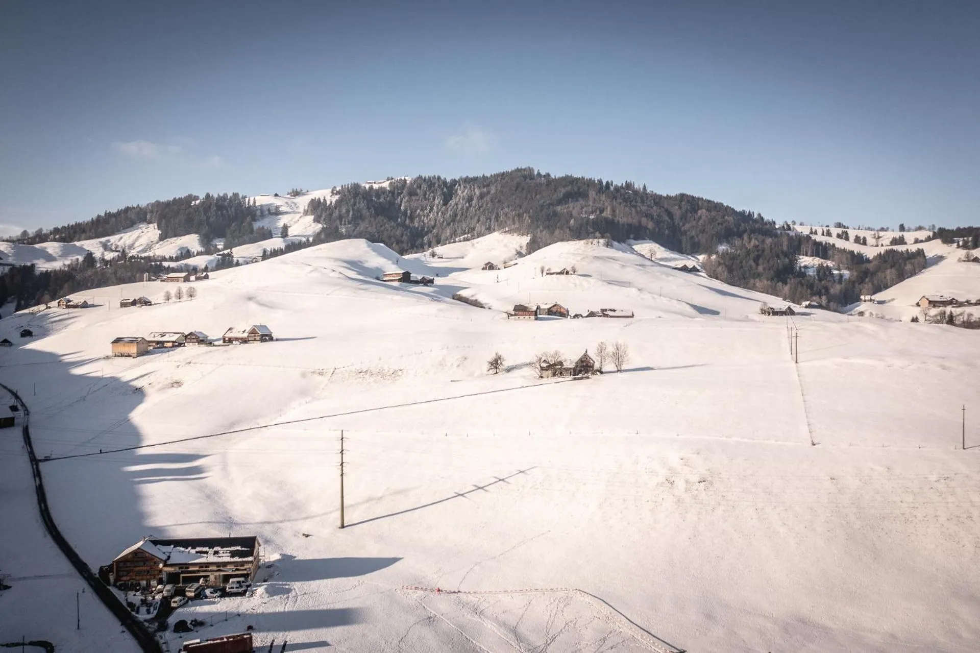 Natural landscape in Appenzeller Huus Löwen