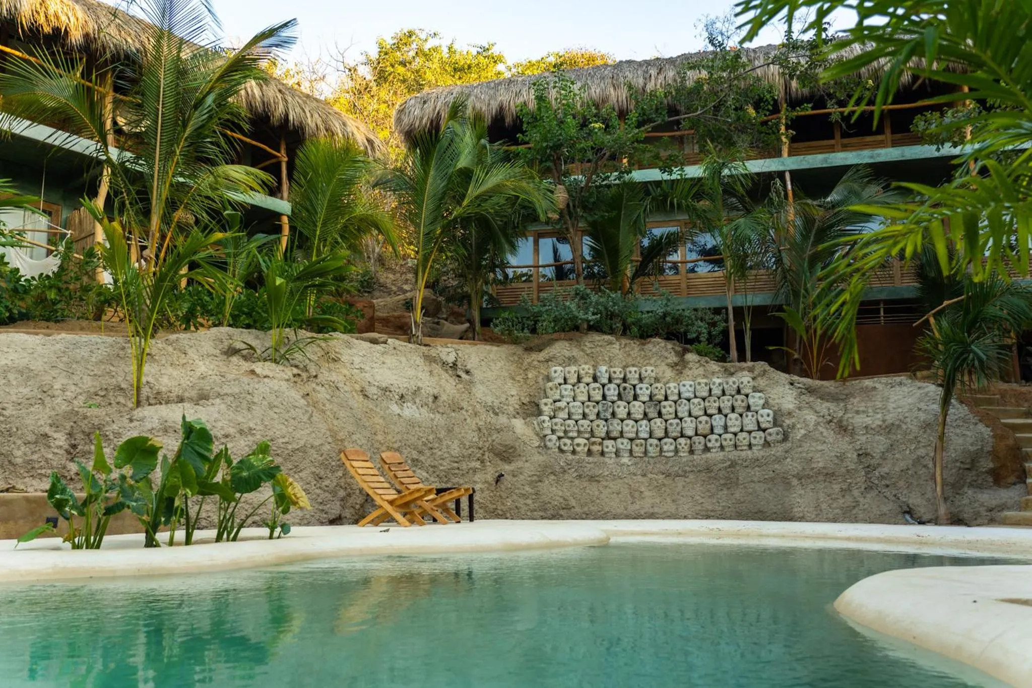 Pool view in COCOS HOTEL