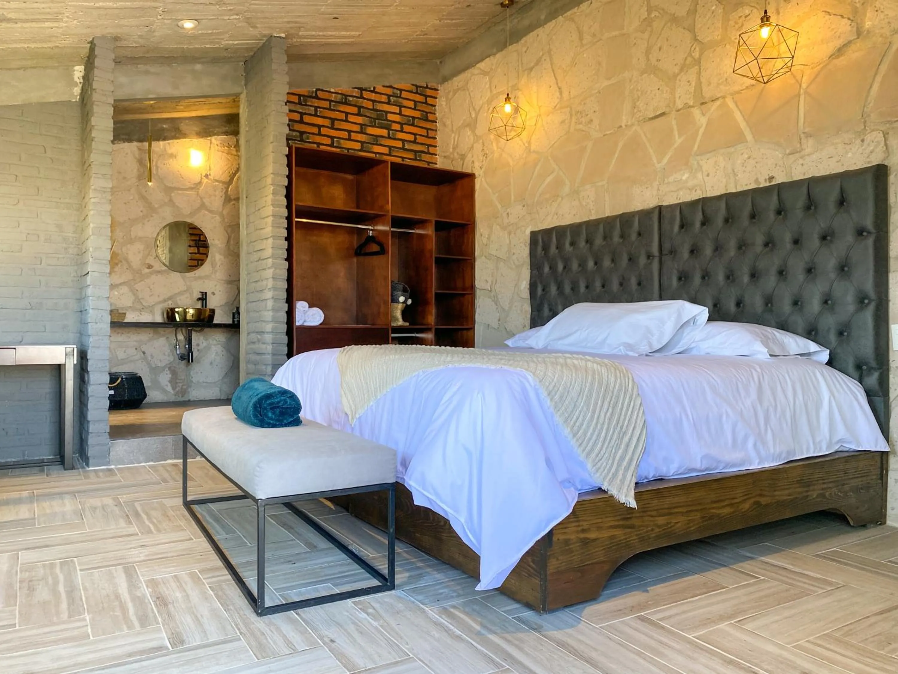 Bed in Dos Aguas Hotel Boutique