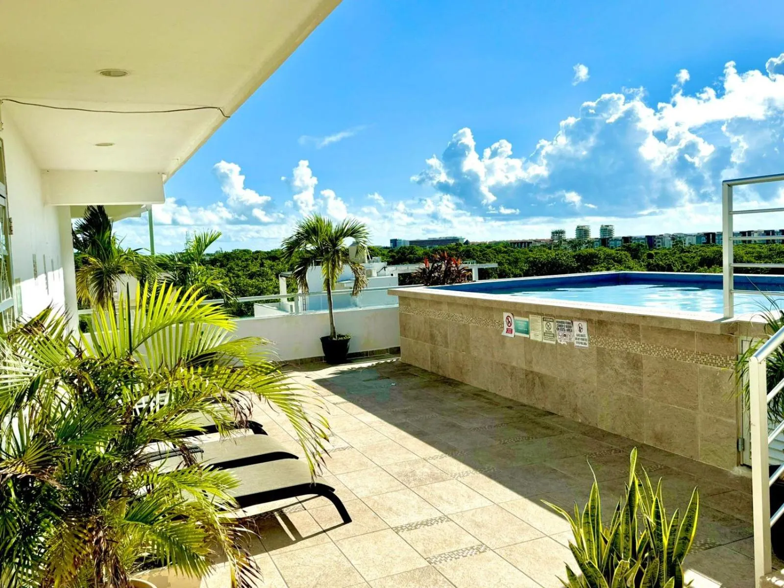 Garden in Hotel Punta Esmeralda Playa del Carmen