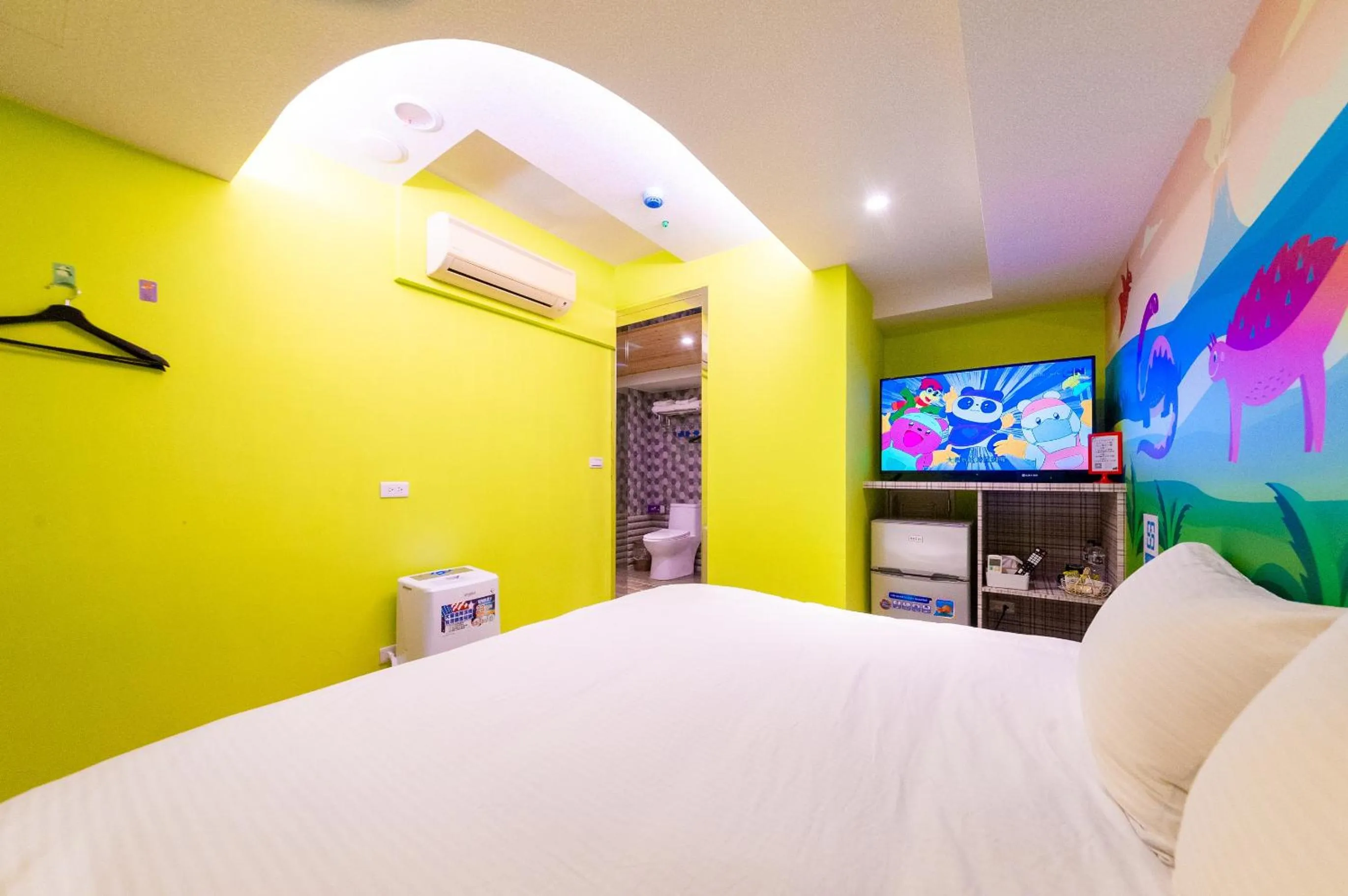 On site, Bed in Have Fun Hotel