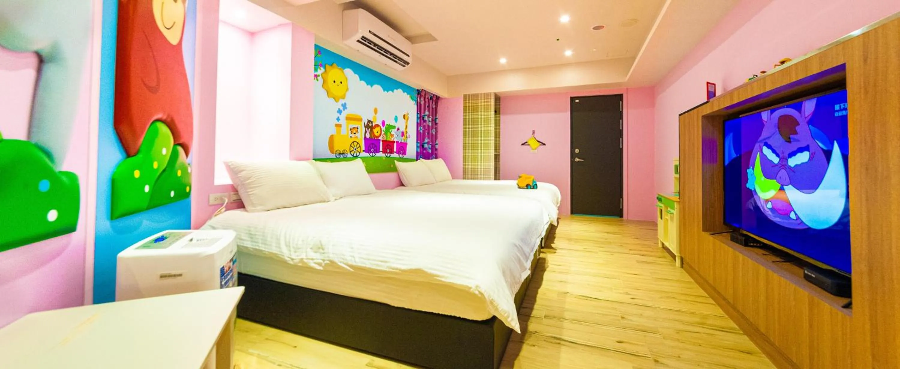 On site, Bed in Have Fun Hotel