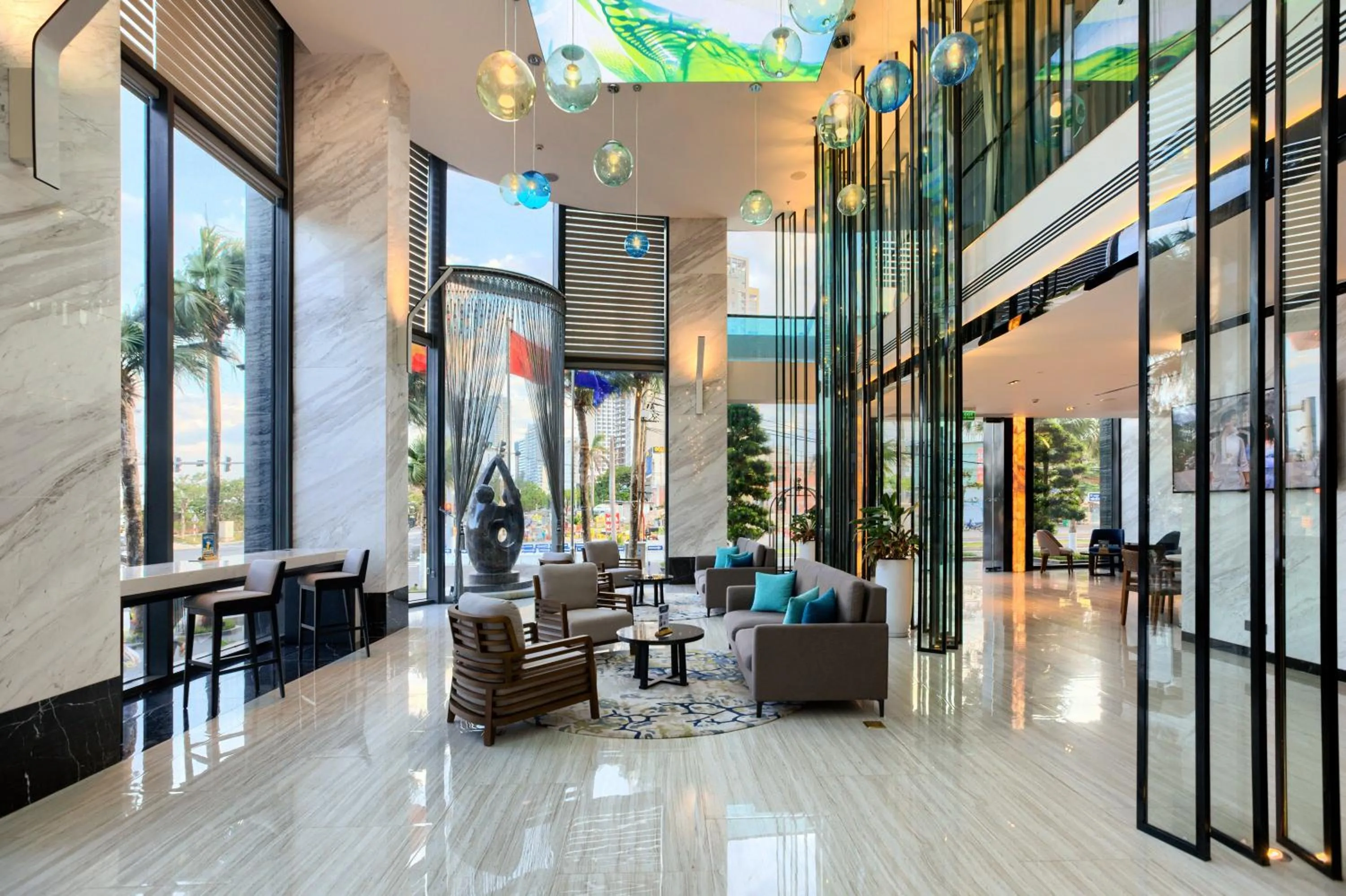 Lobby or reception in Hilton Garden Inn Da Nang