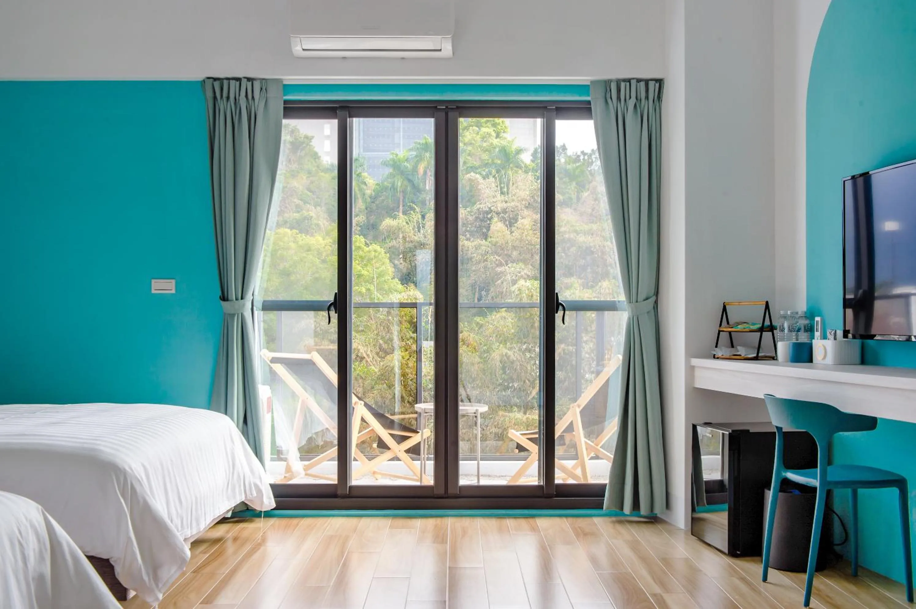 Balcony/Terrace, Bed in Water House