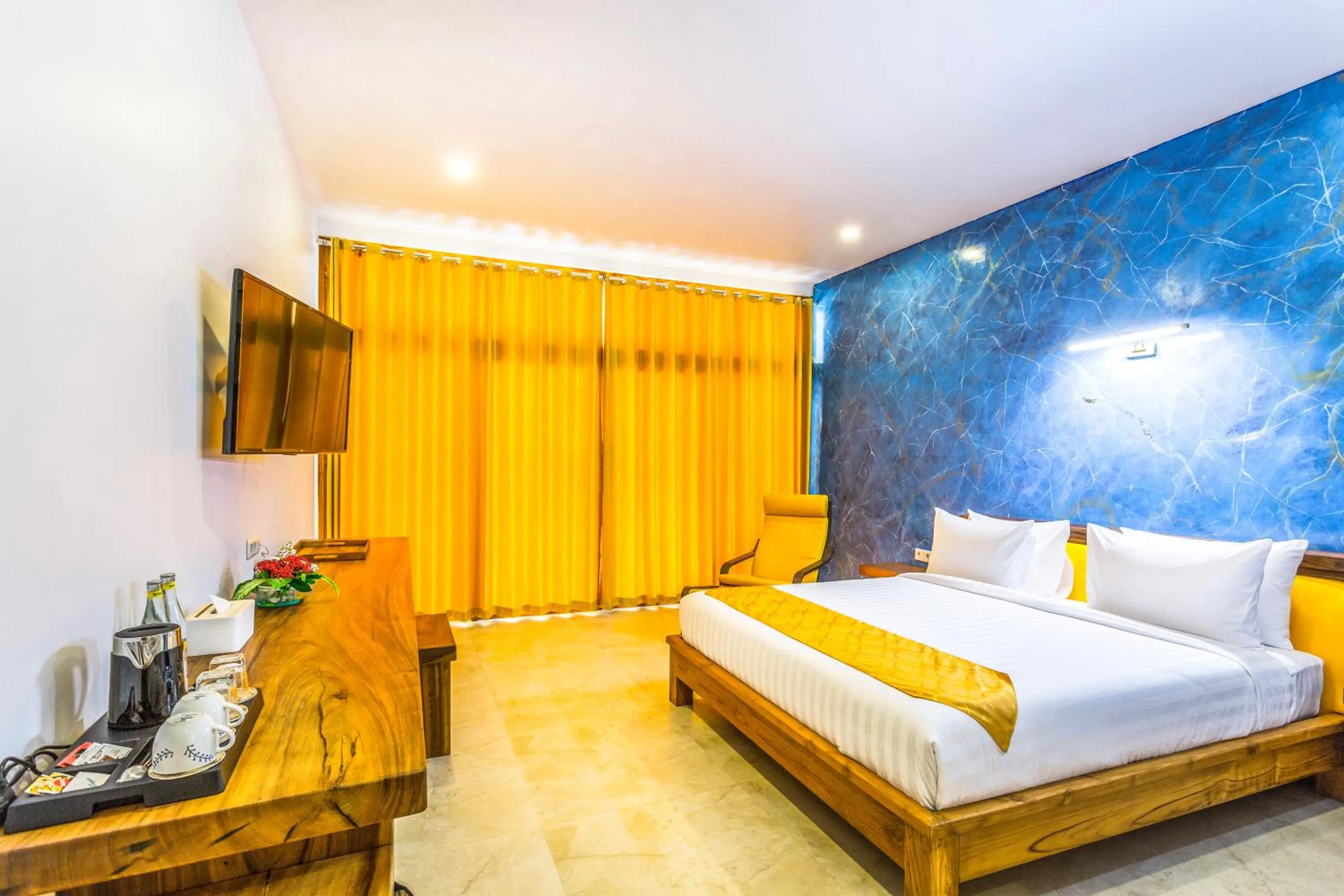 Bedroom, Bed in Pearl Sunset Resort - Sunset Moments, Adults Only