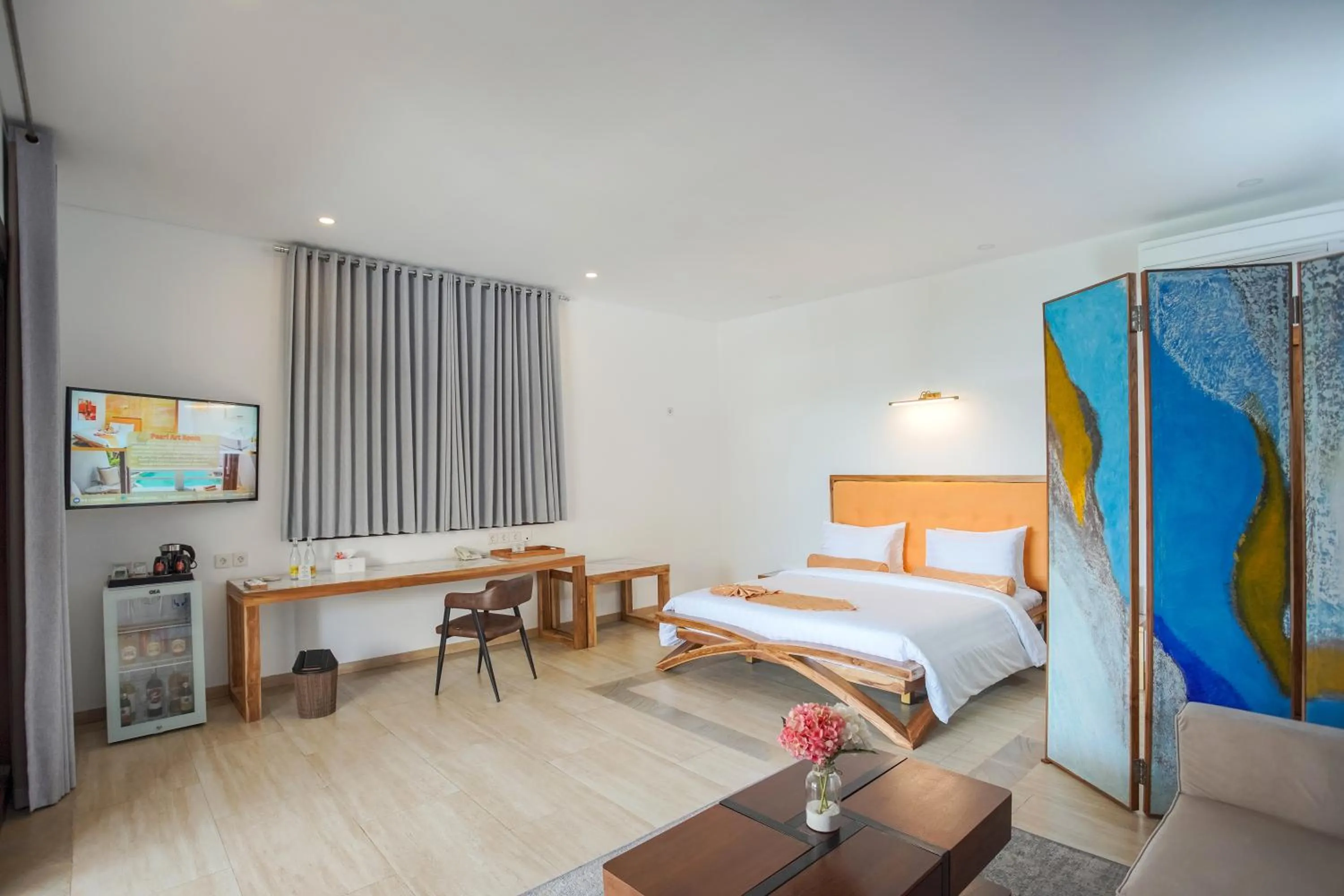 Bedroom, Bed in Pearl Sunset Resort - Sunset Moments, Adults Only