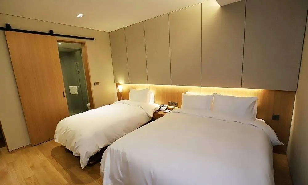 Bed in Gangneung Grey Hotel