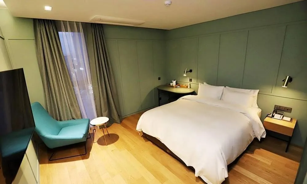 Bed in Gangneung Grey Hotel
