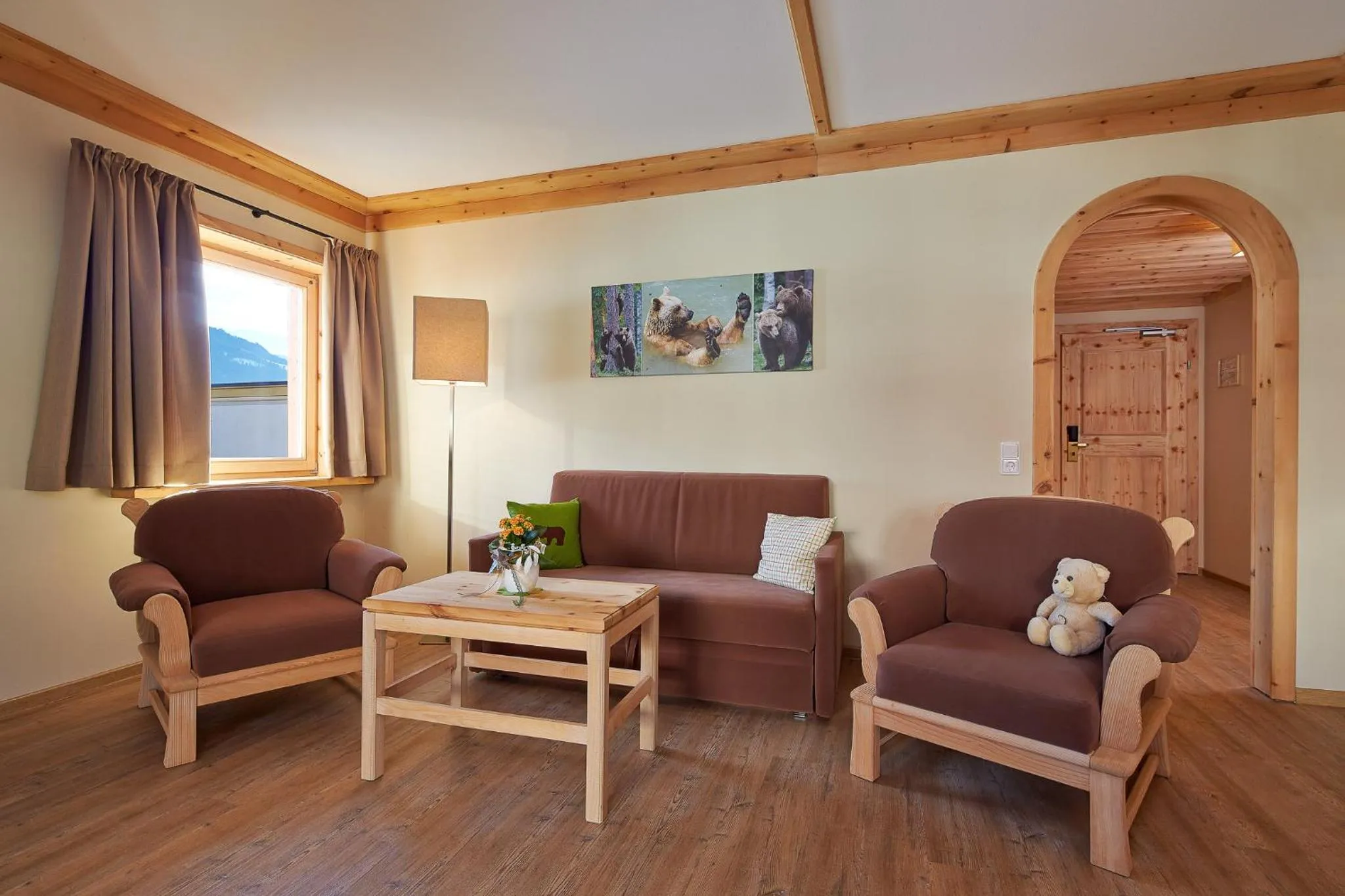 Living room in Das Hopfgarten Aparthotel