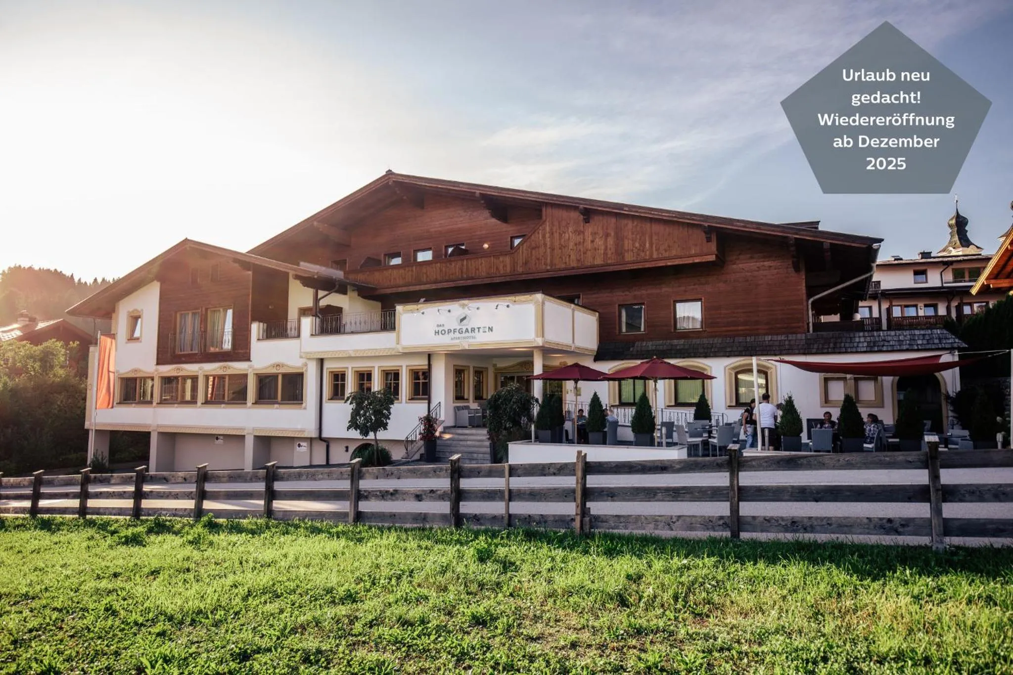 Property building in Das Hopfgarten Aparthotel