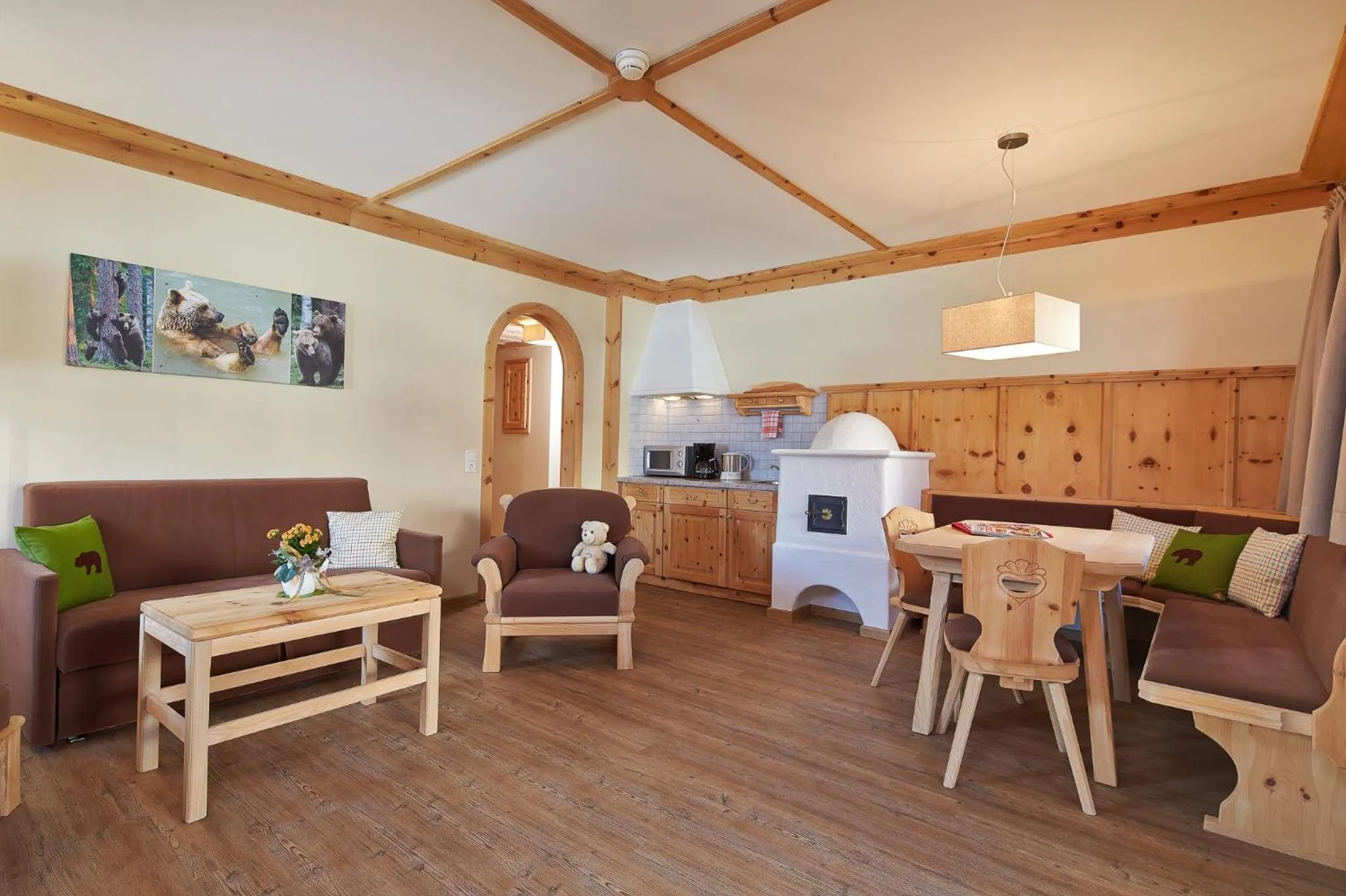 Living room in Das Hopfgarten Aparthotel