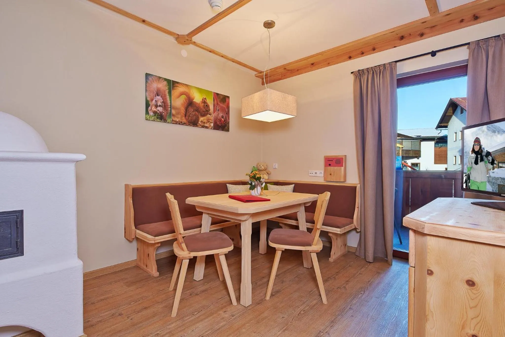 Living room in Das Hopfgarten Aparthotel