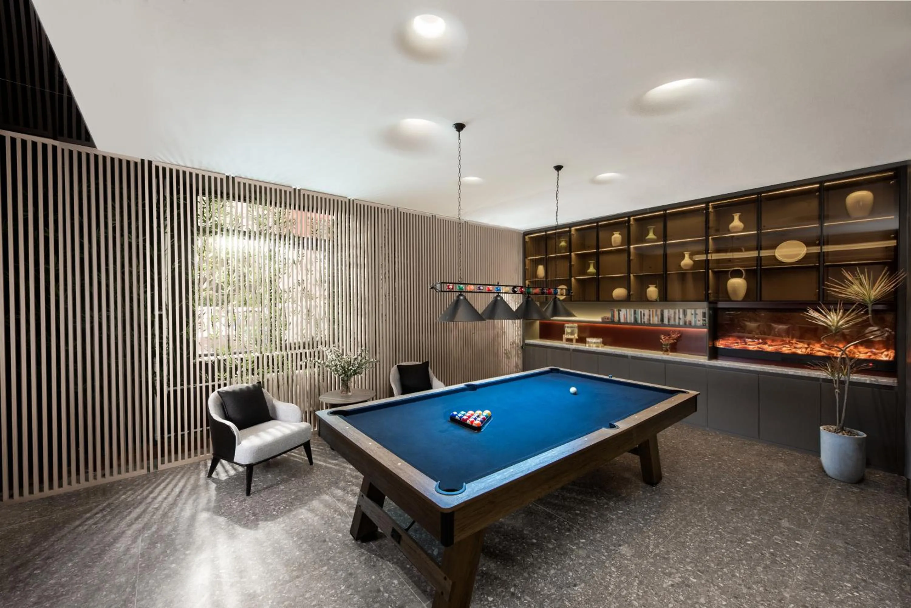 Billiard in base-Beijing Sanlitun Serviced Apartment
