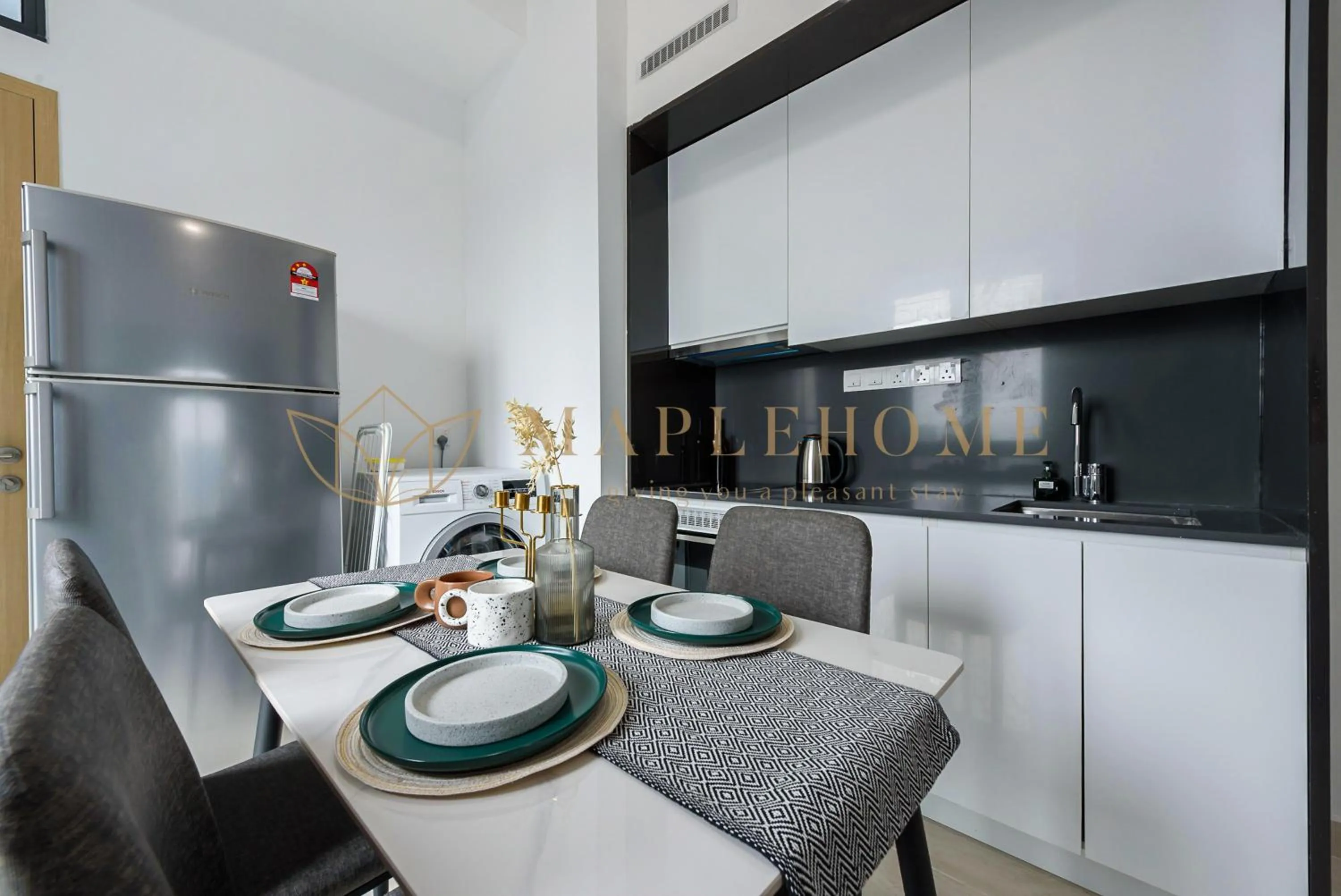 Kitchen or kitchenette in The Colony and The Luxe Premier Suites Kuala Lumpur