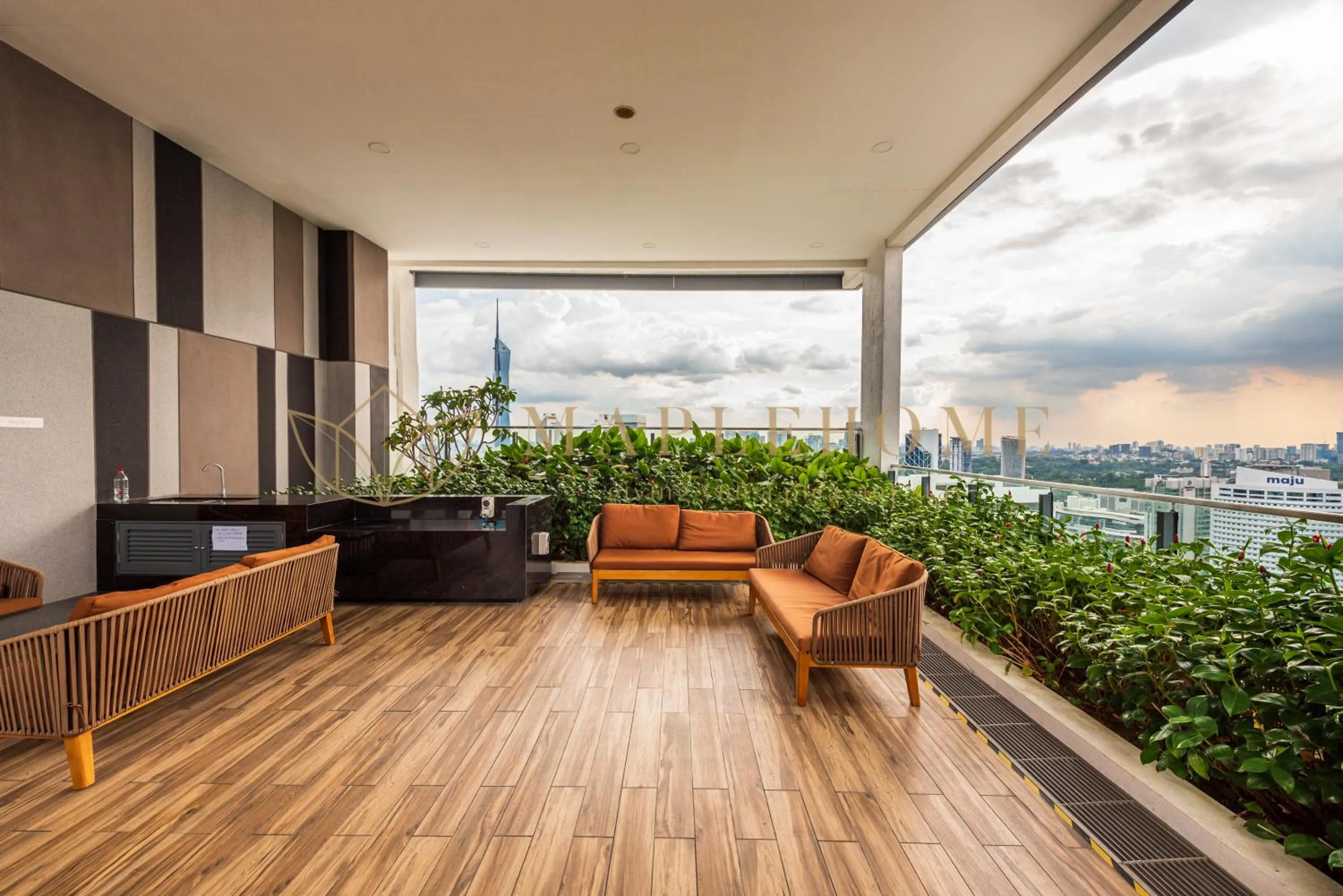 Balcony/Terrace in The Colony and The Luxe Premier Suites Kuala Lumpur