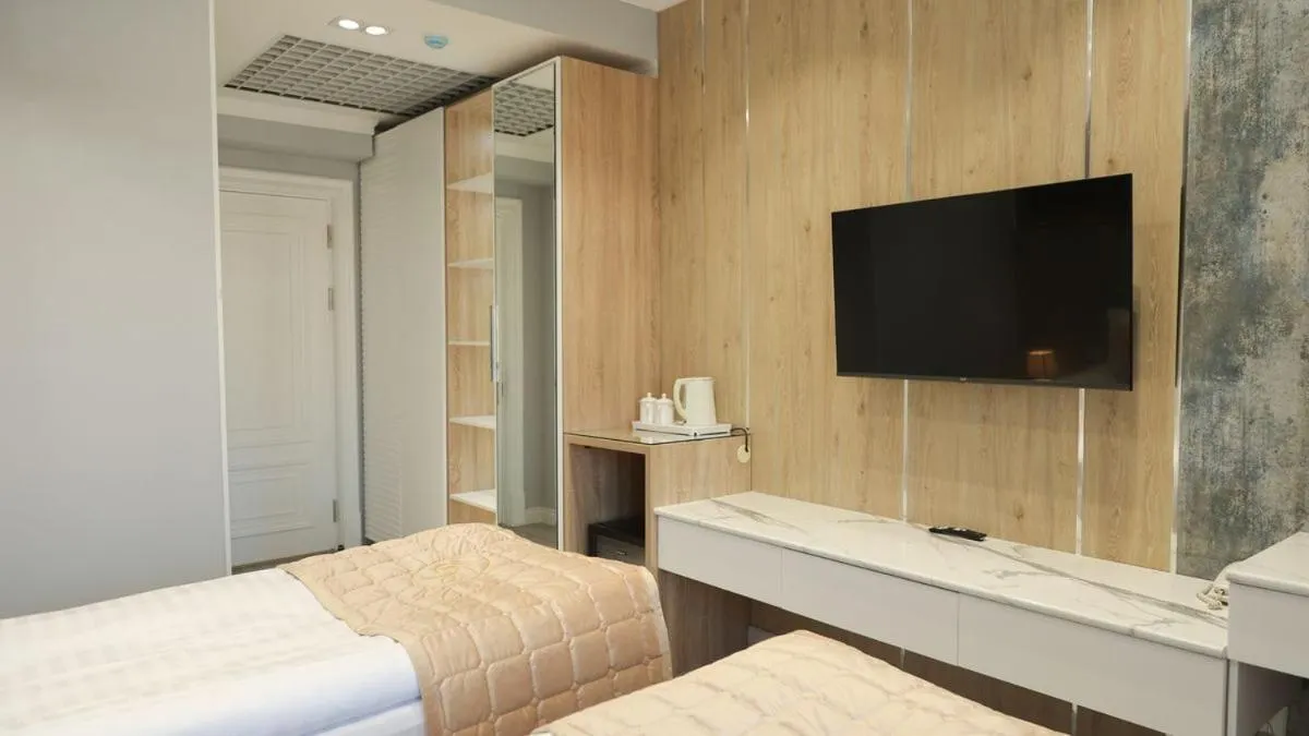 Bed in Reikartz Amar Samarkand