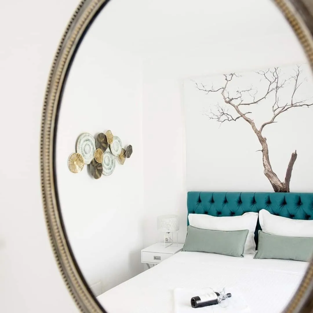 Bed in Hotel Papanikolaou