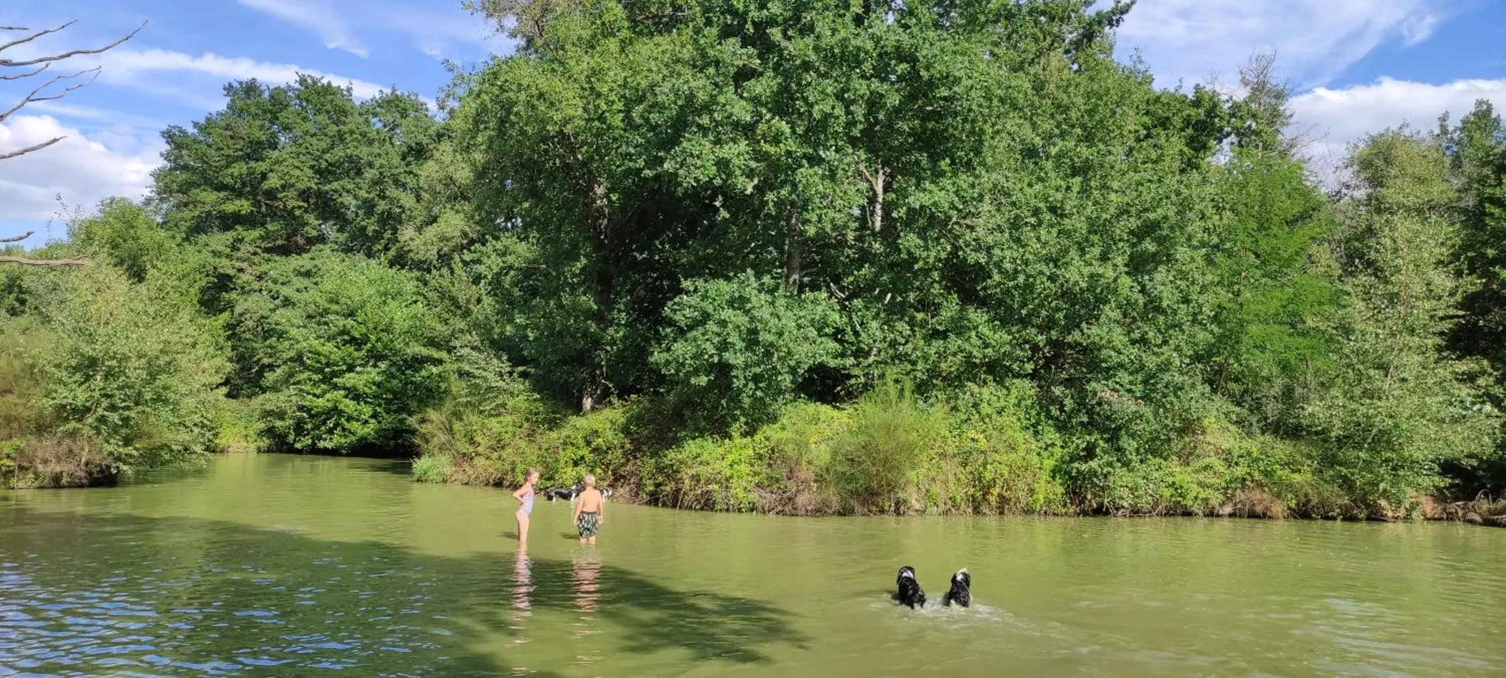 Fishing in Gîte à la campagne 1 chambre Les Grandes Maisons Espace jacuzzi hammam SPA