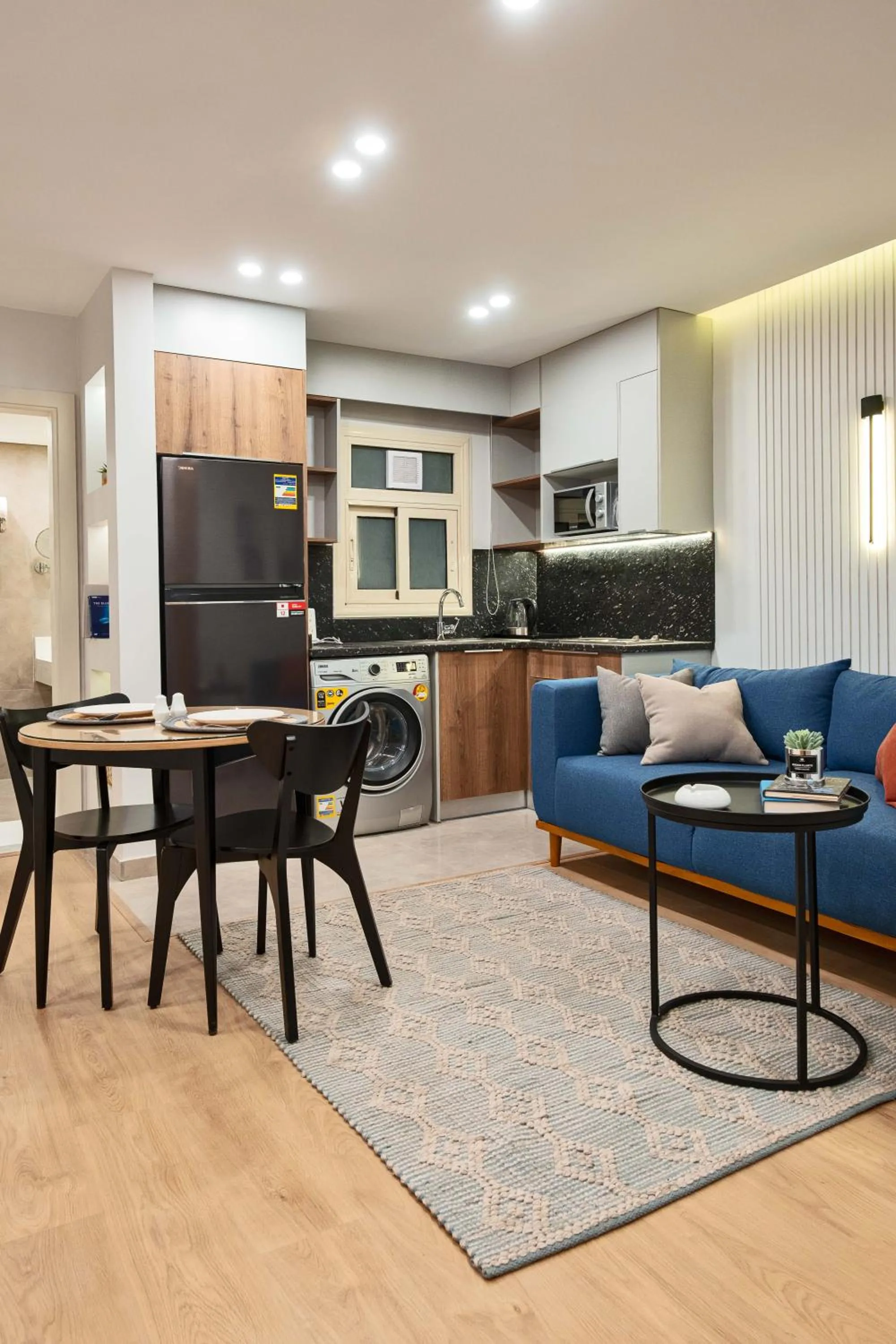 Seating area in Parkside Boutique Serviced Apartments