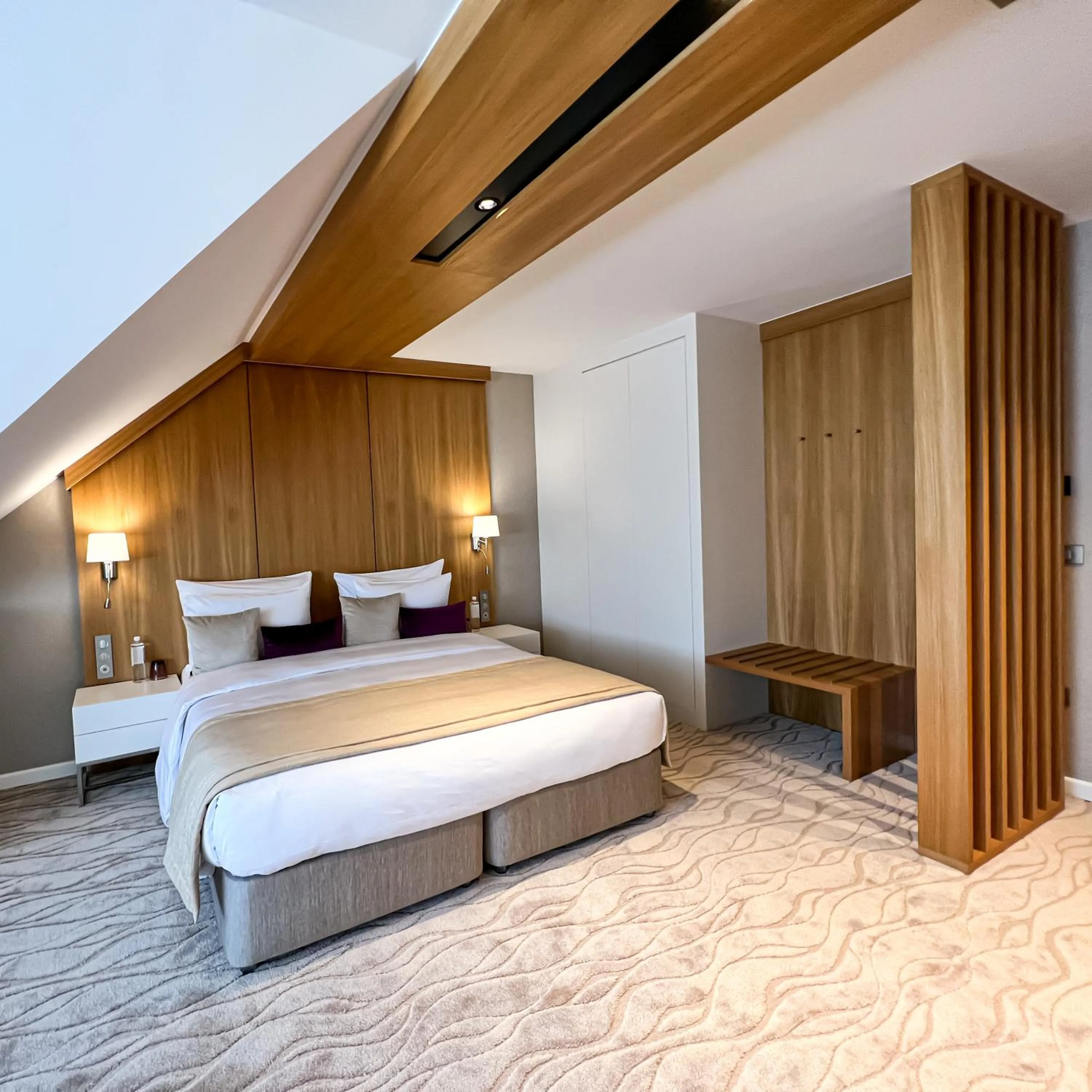 Bed in Normafa Hotel & Retreat