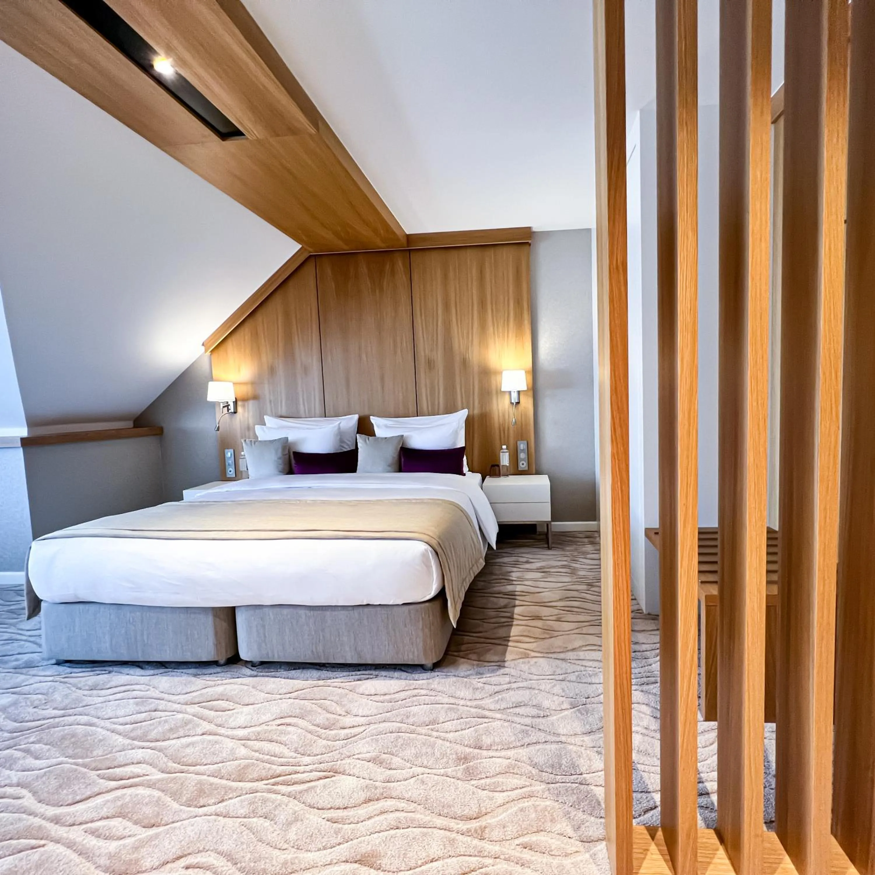 Bed in Normafa Hotel & Retreat