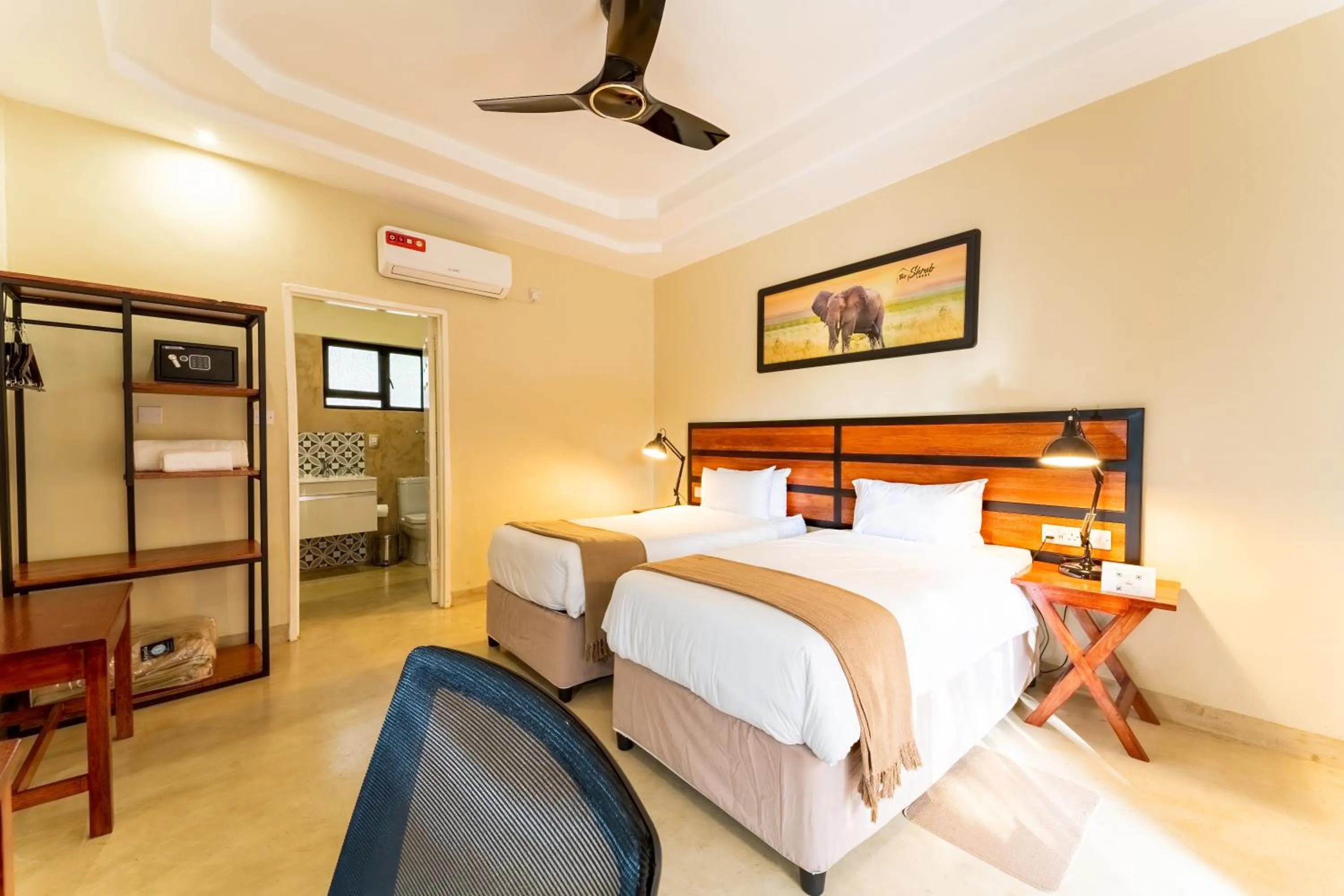 Bed in The Shrub Lodge