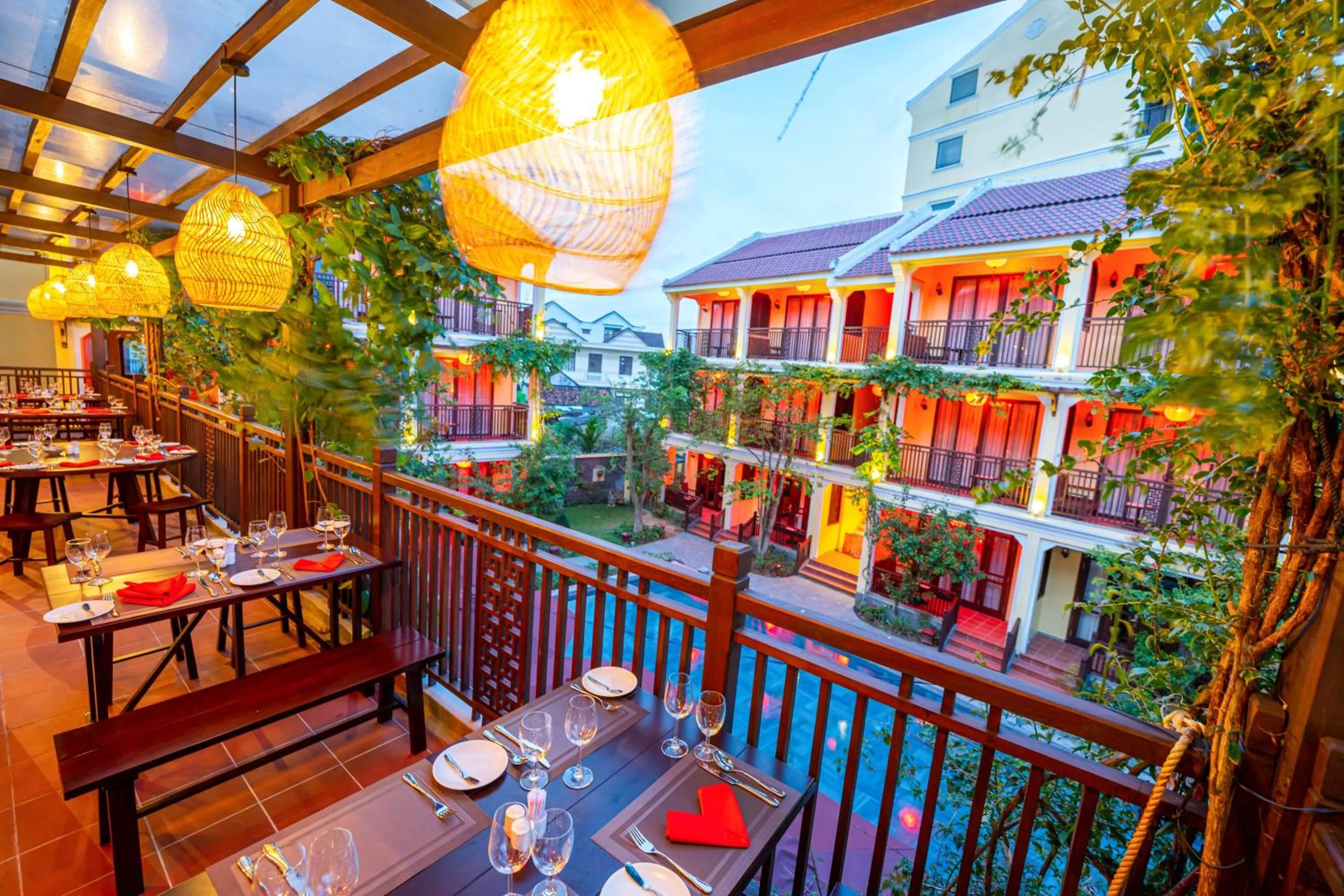 Property building in Ahoy Hoi An Boutique Resort & Spa