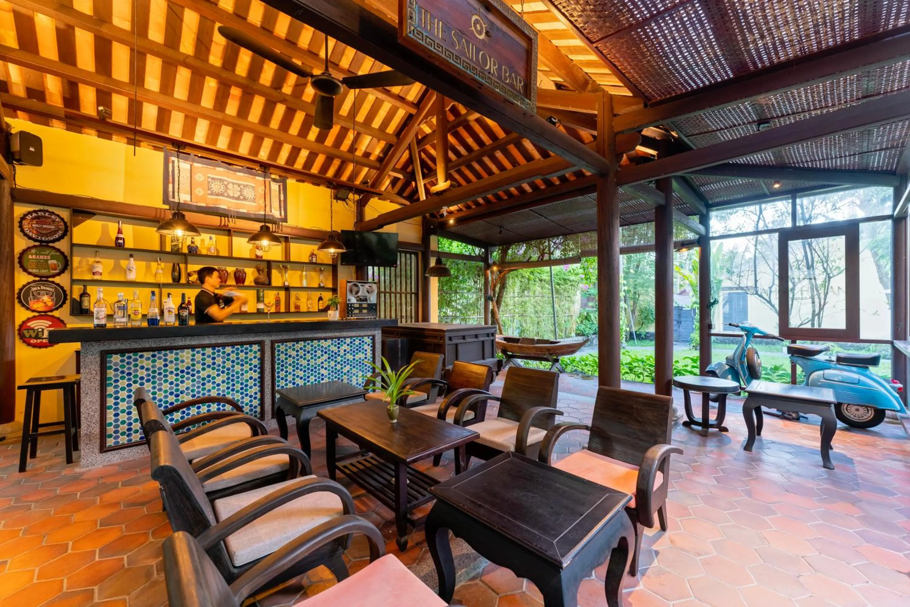 Lounge or bar in Ahoy Hoi An Boutique Resort & Spa