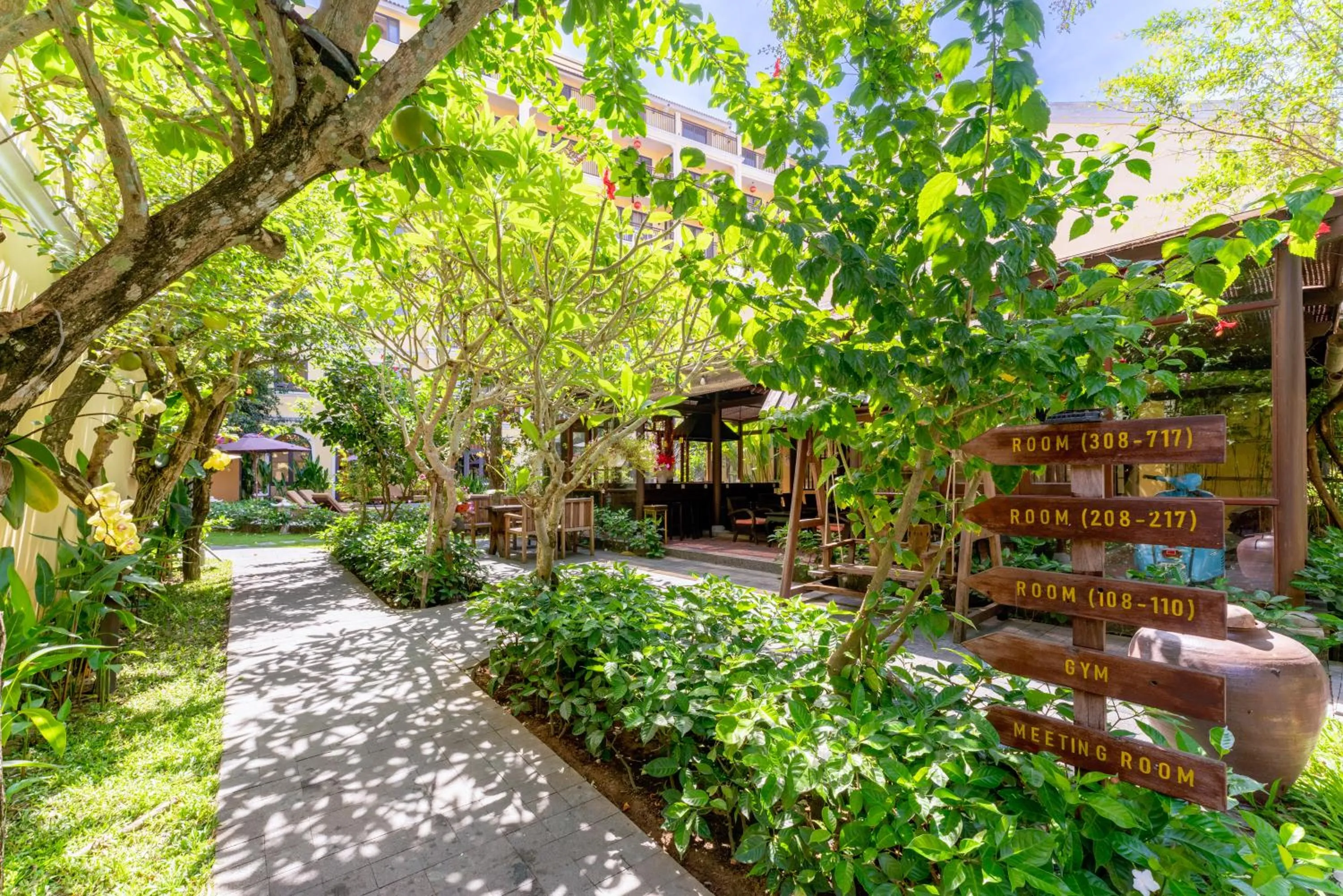 Property building in Ahoy Hoi An Boutique Resort & Spa