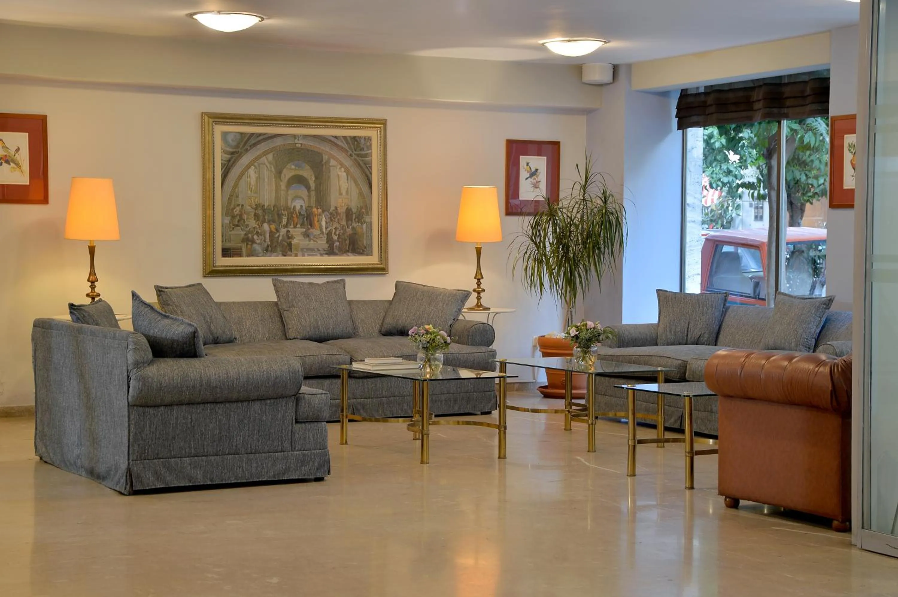 Lobby or reception in Airotel Parthenon