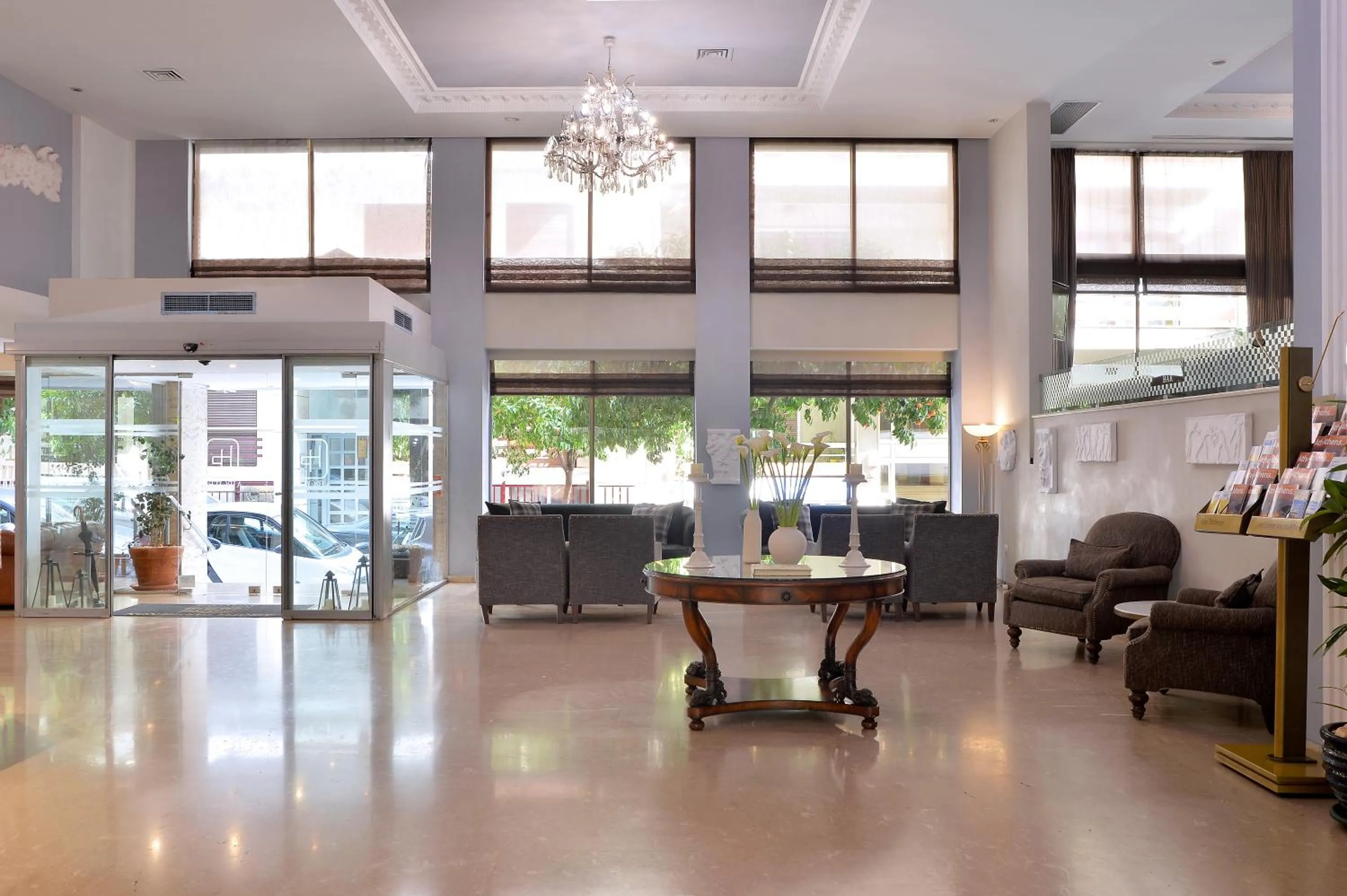 Lobby or reception in Airotel Parthenon