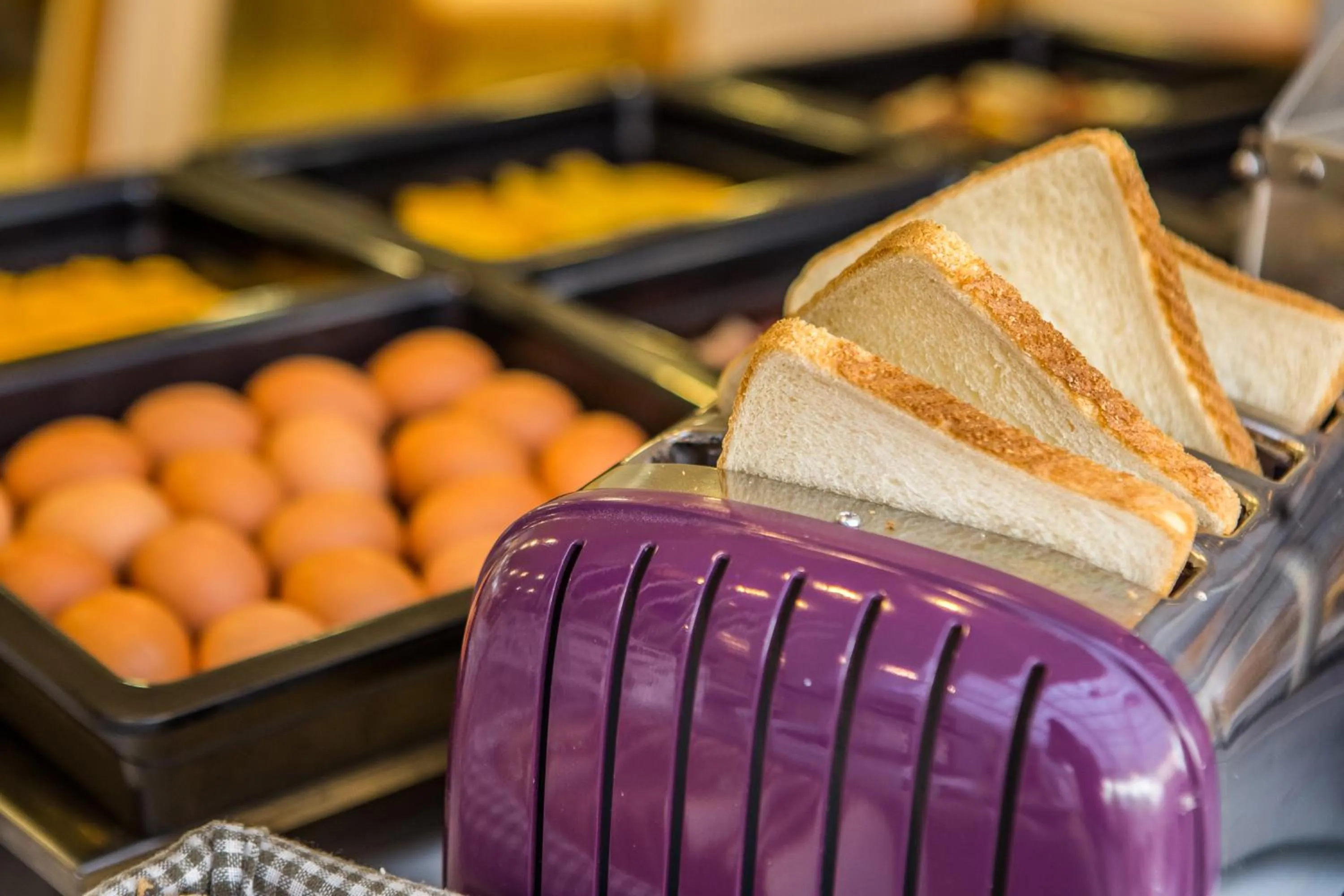 Buffet breakfast in Airotel Parthenon