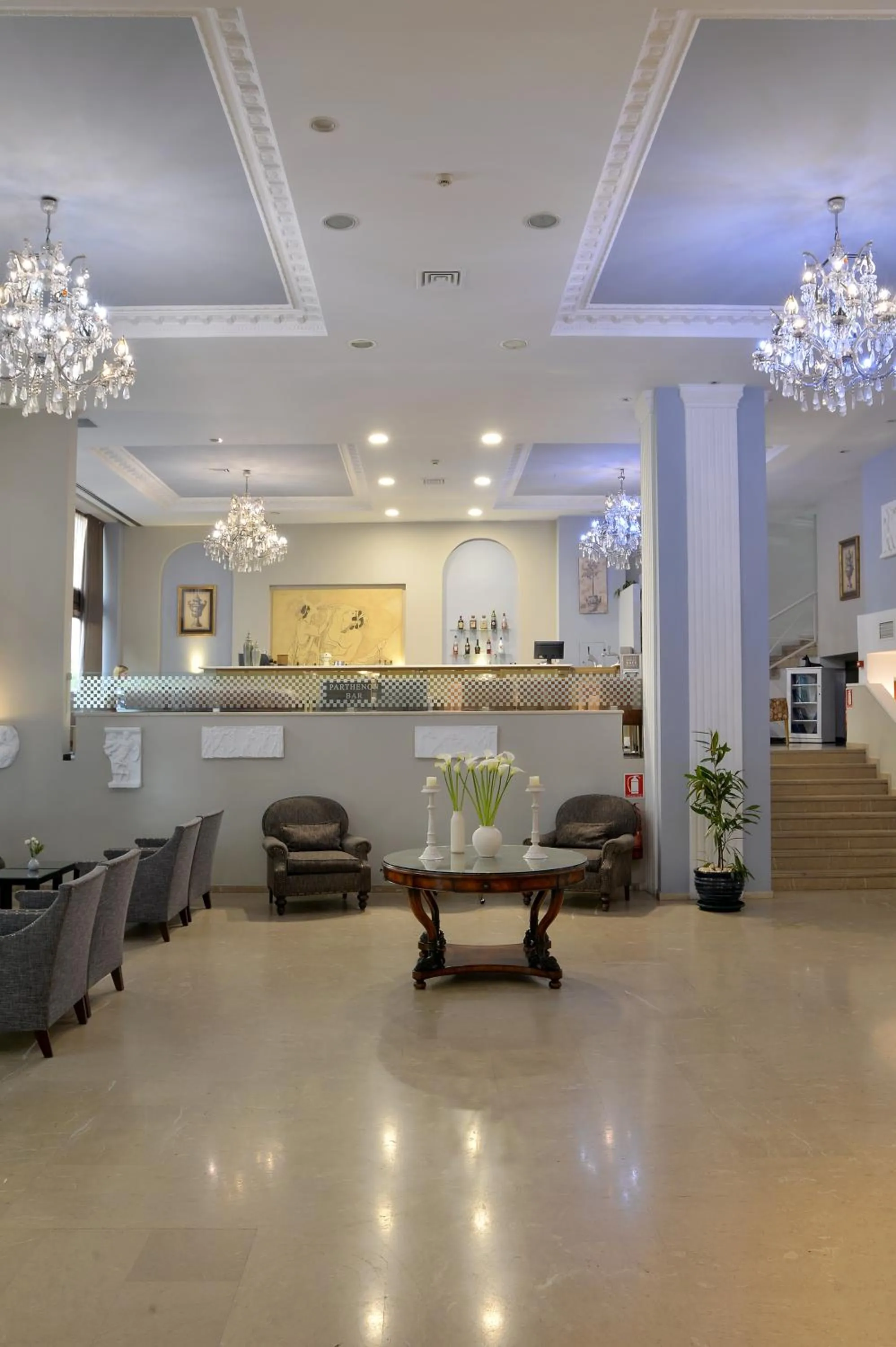 Lobby or reception in Airotel Parthenon