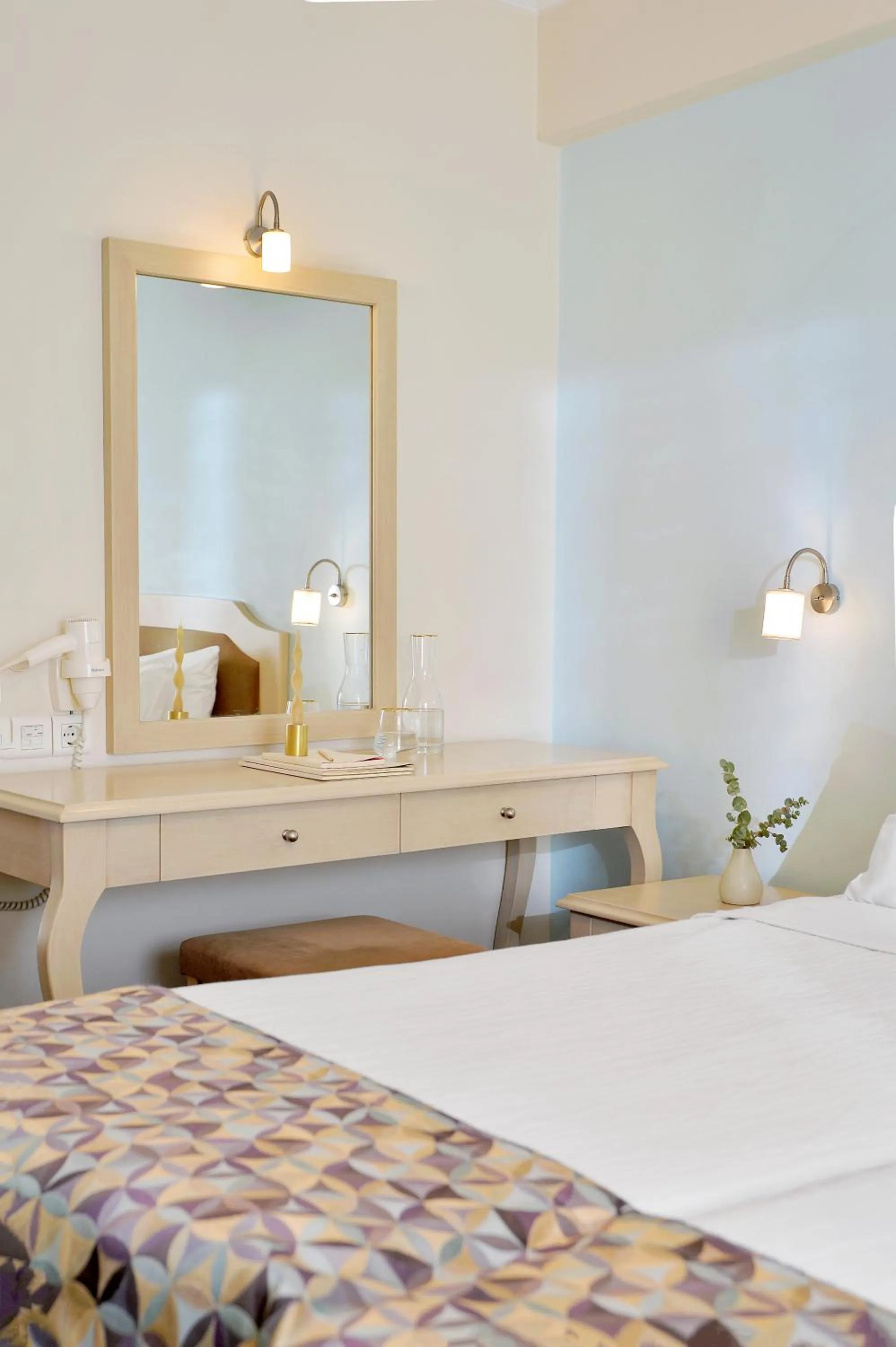 Bedroom, Bed in Airotel Parthenon