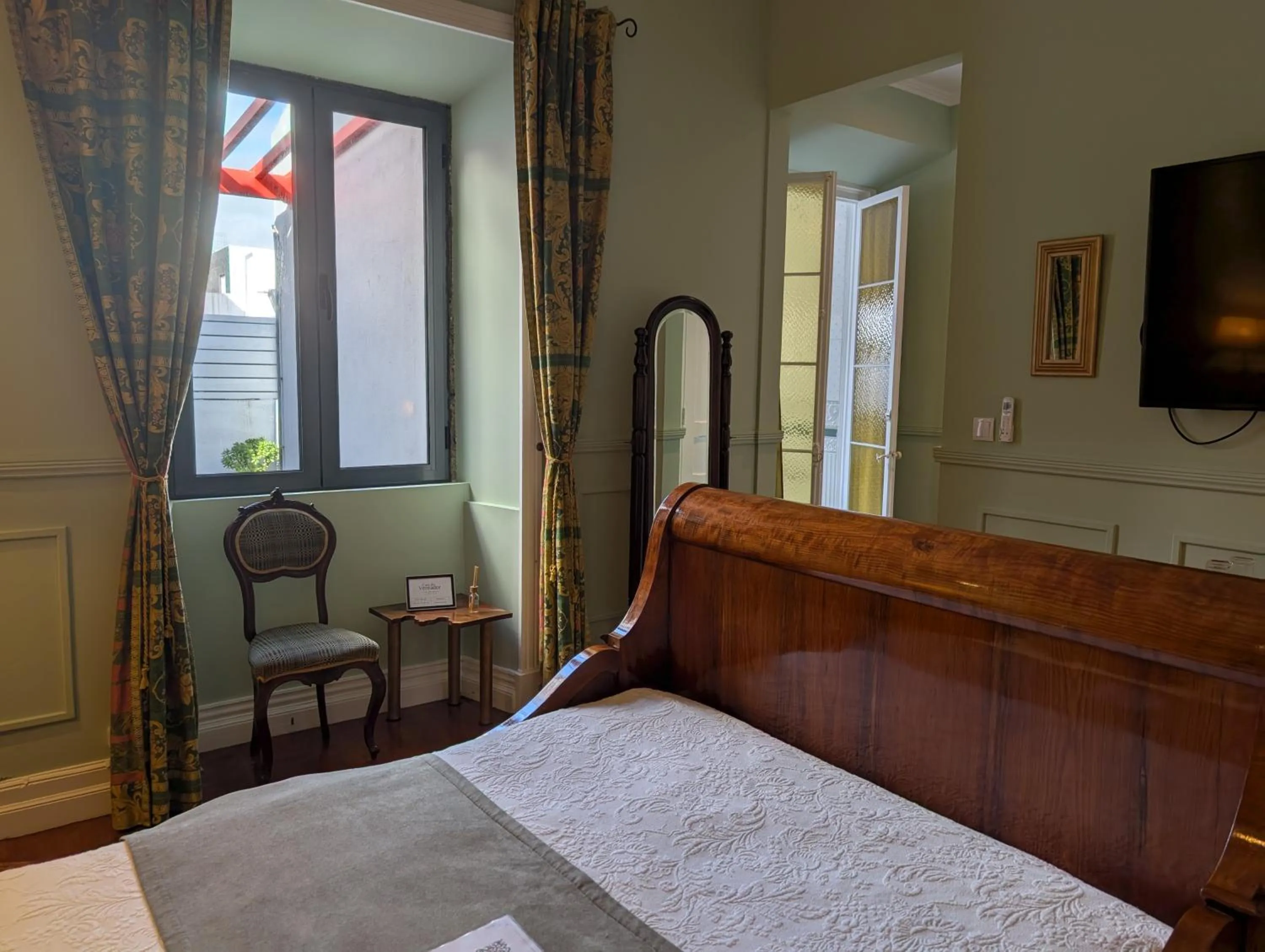 Balcony/Terrace, Bed in Casa do Vereador