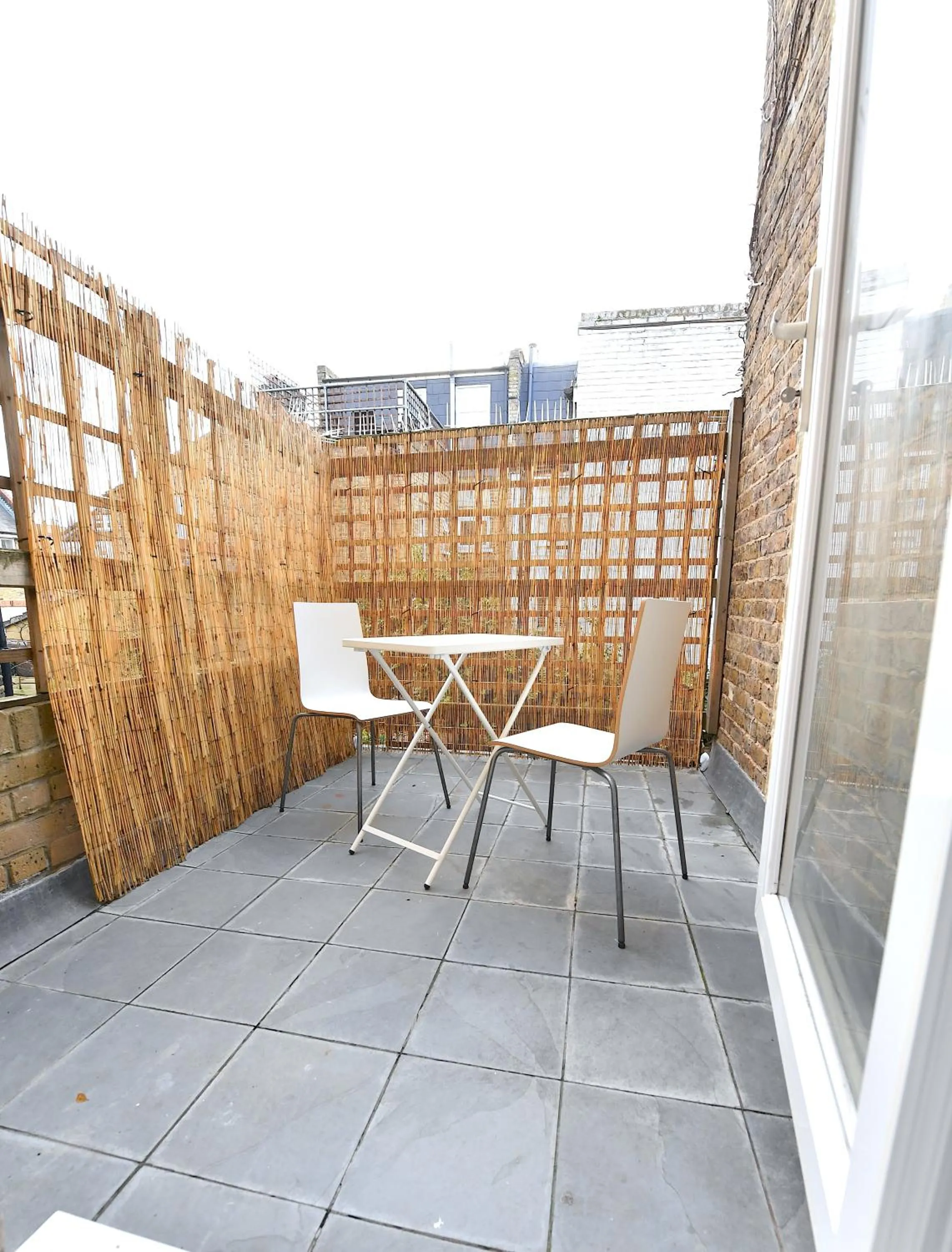 Patio in Stylish Studios by Luxestays Fulham