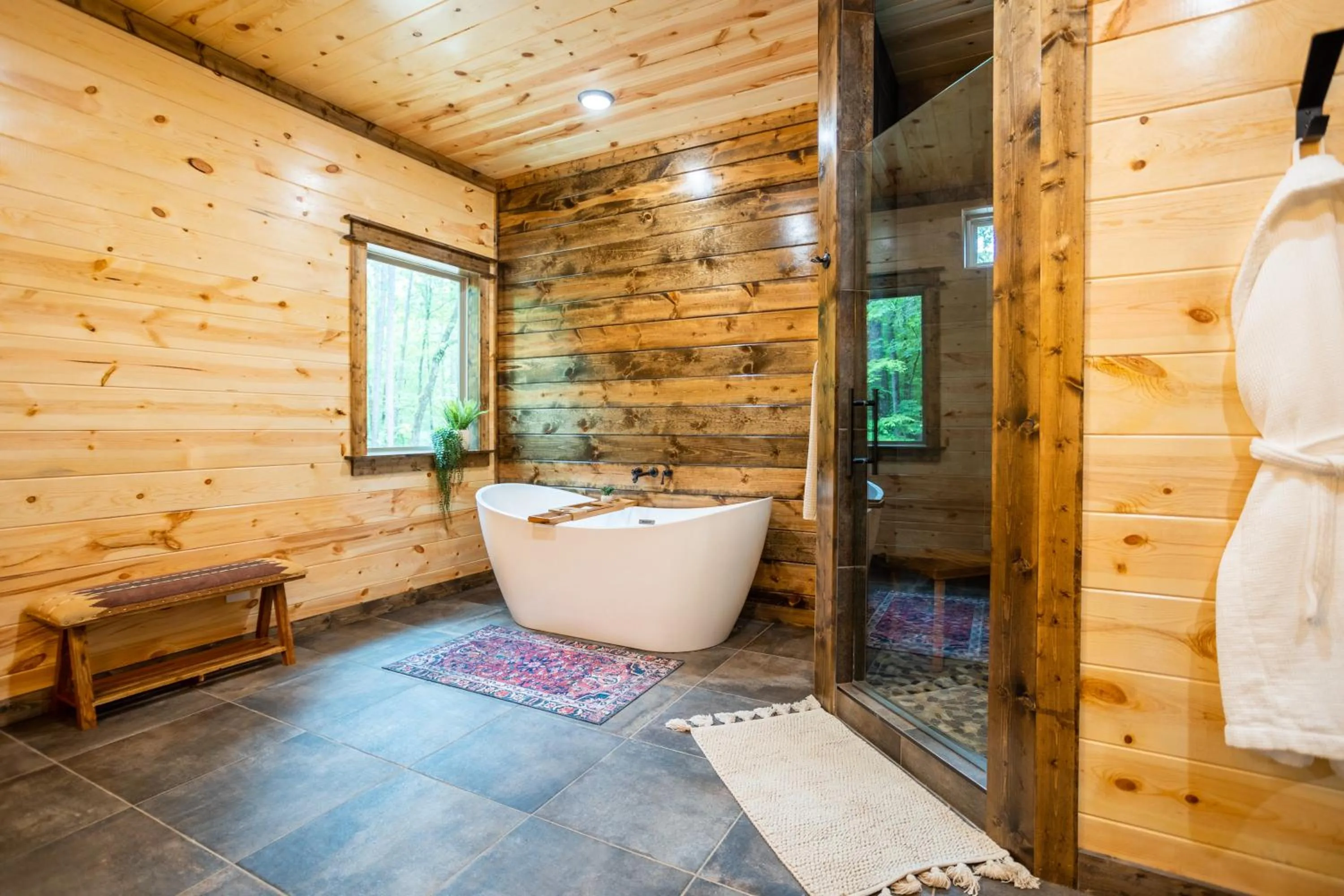 BRAND NEW! "The Roosevelt" Couples Cabin adjacent to National Forest
