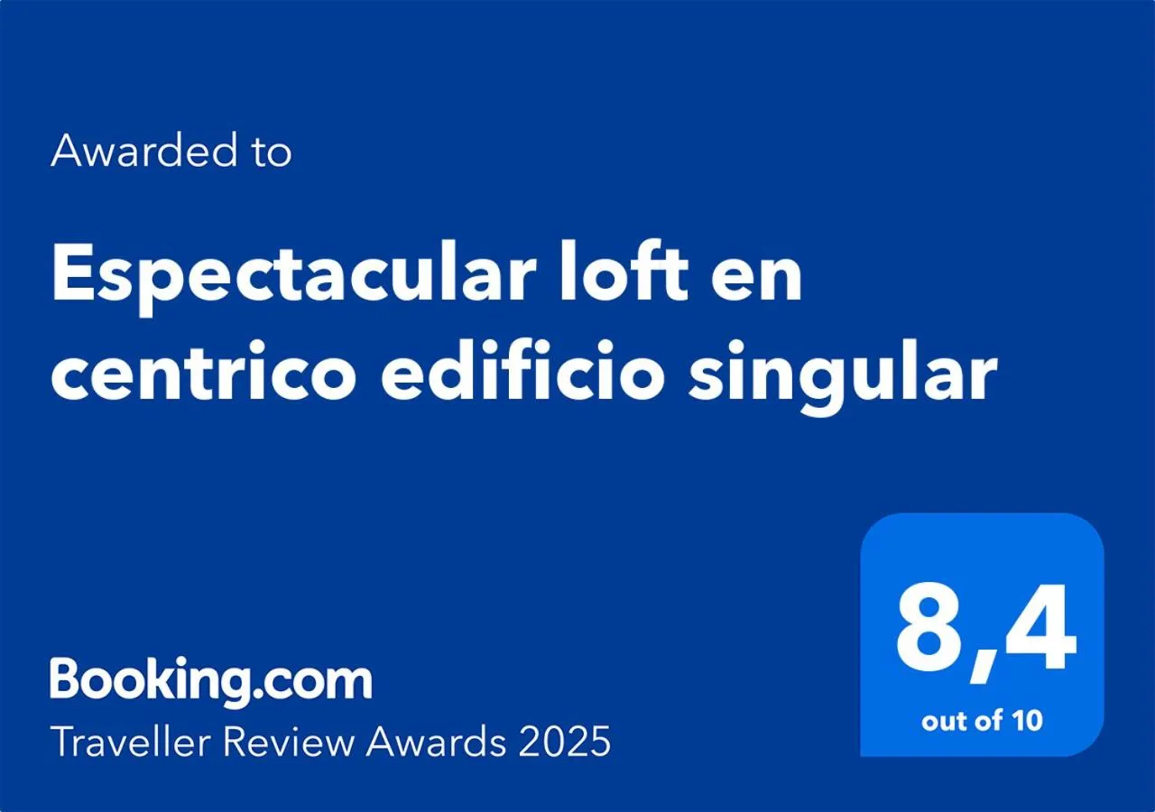 Certificate/Award in Espectacular loft en centrico edificio singular
