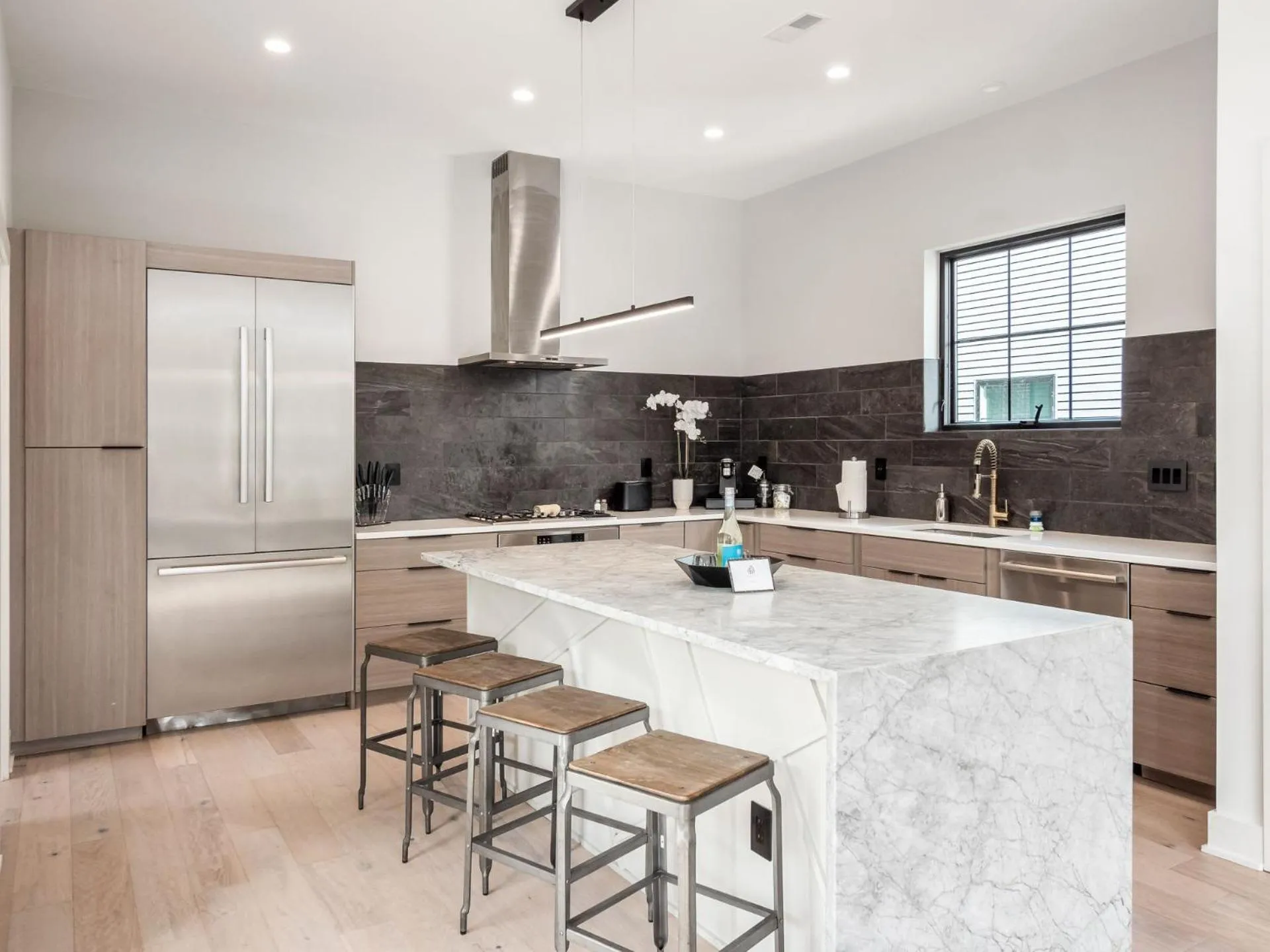 Kitchen or kitchenette in Historic German Village Industrial Masterpiece