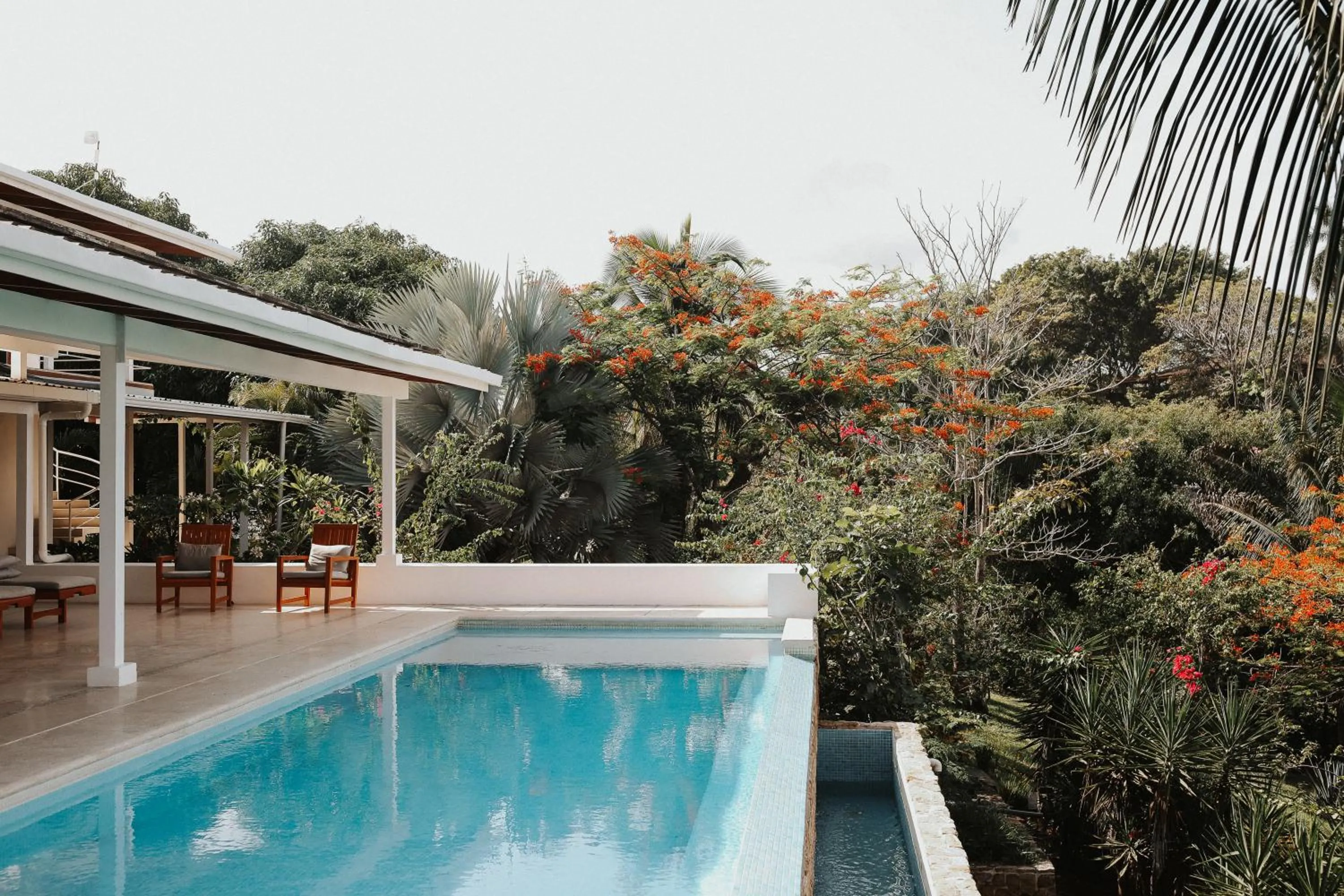 Swimming pool in Salvatierra Beachfront Hotel