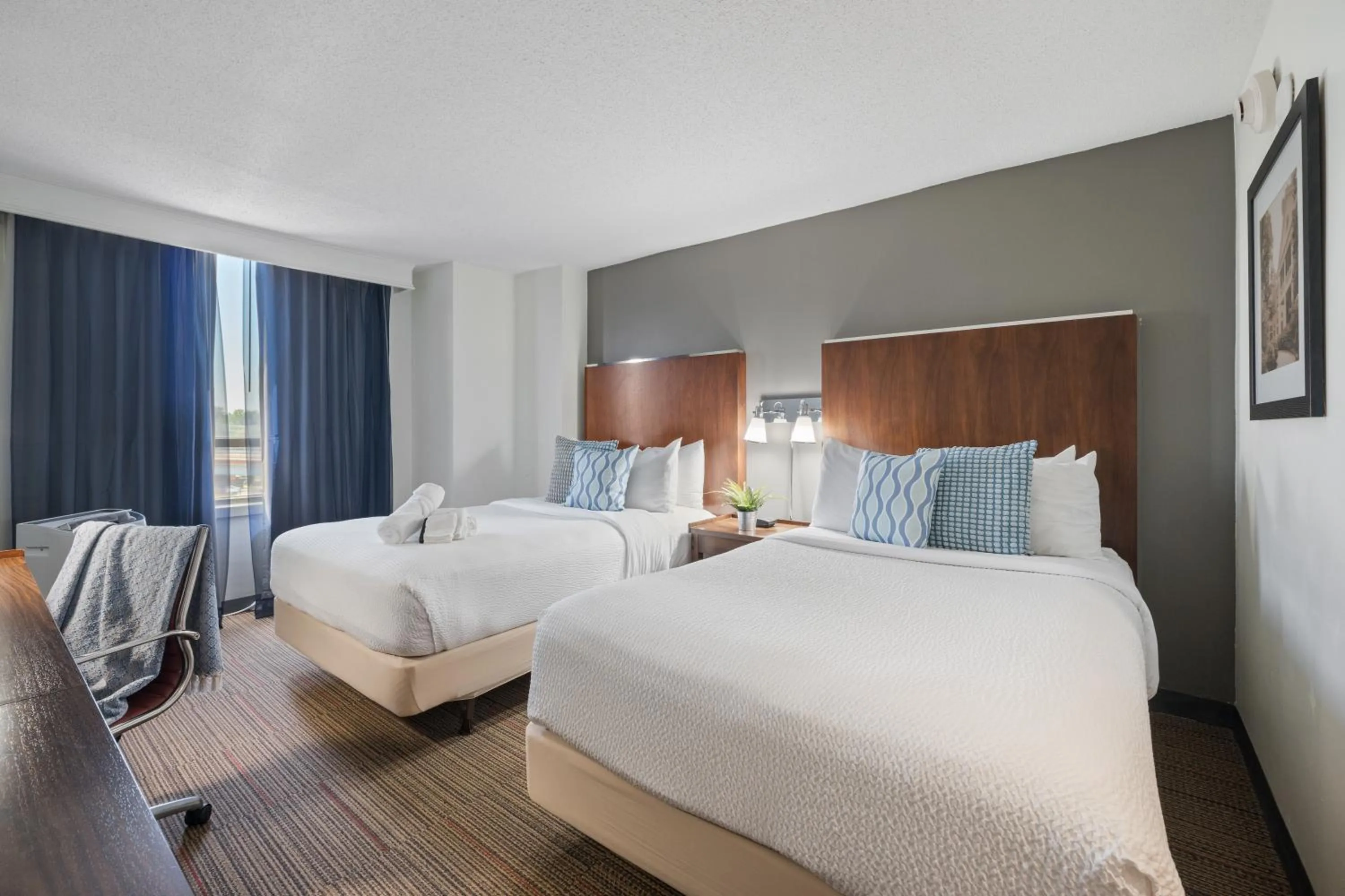 Bed in 315 LoSo Hotel Airport