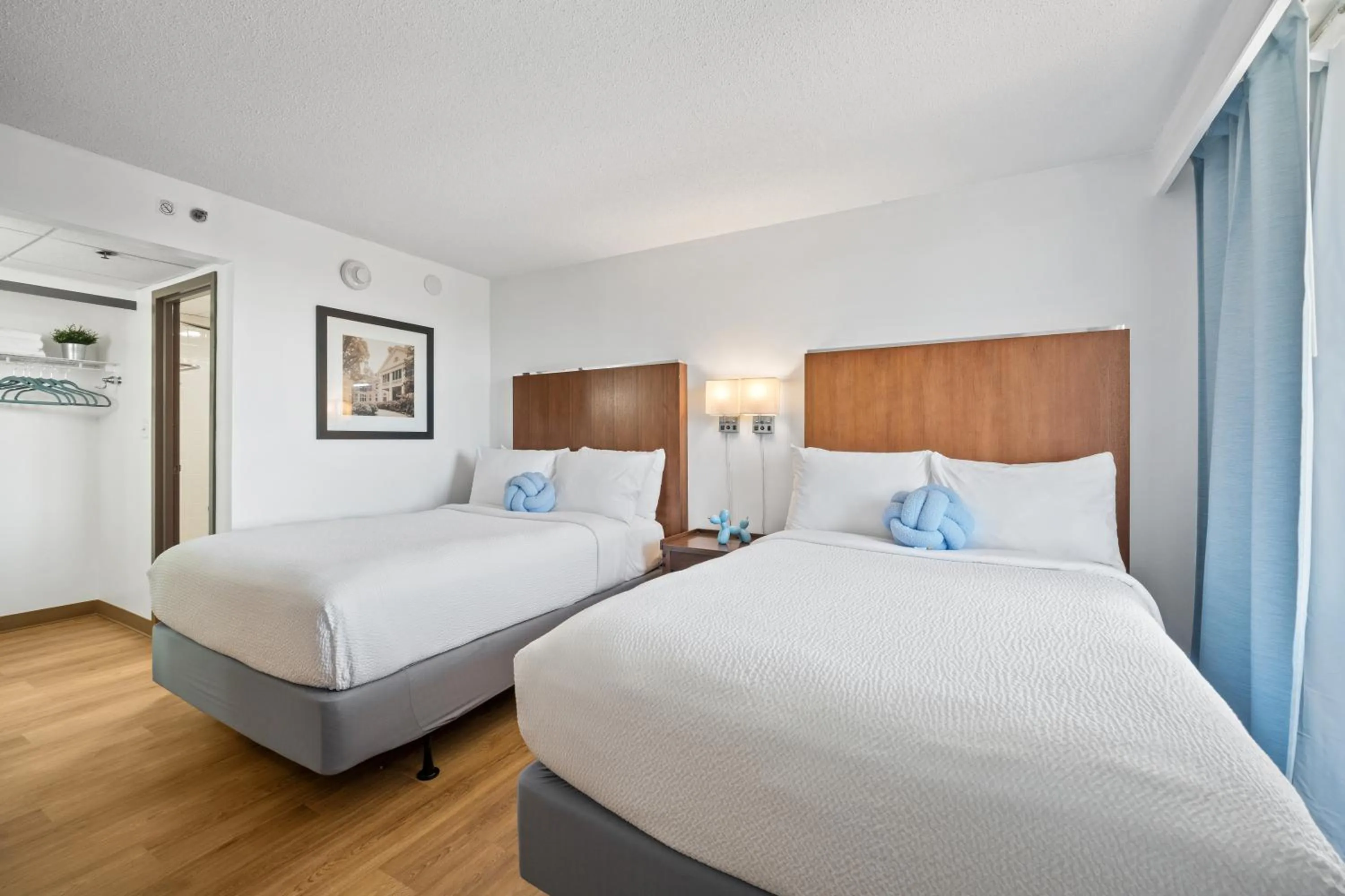 Bed in 315 LoSo Hotel Airport