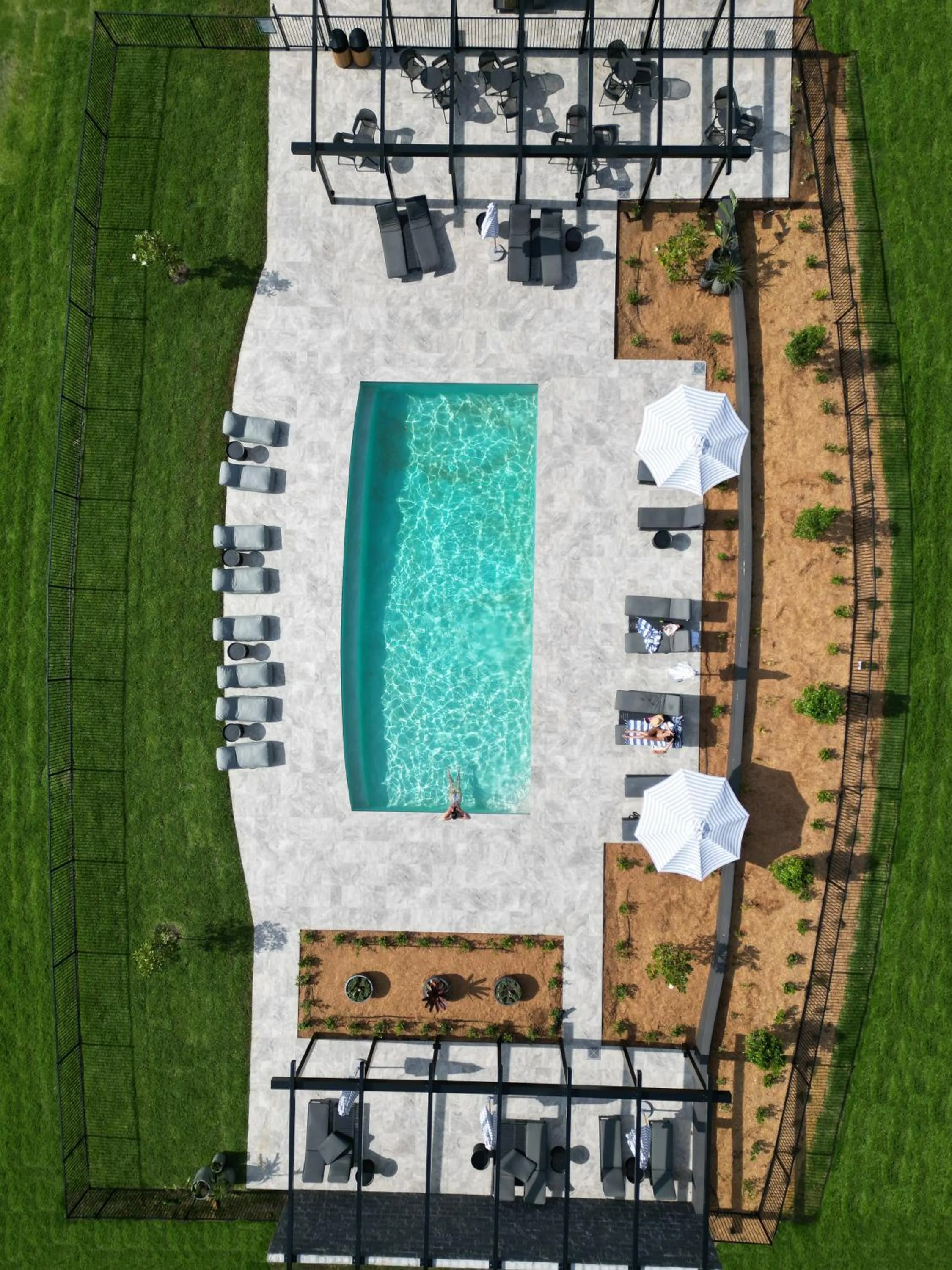 Pool view in The Lane Retreat